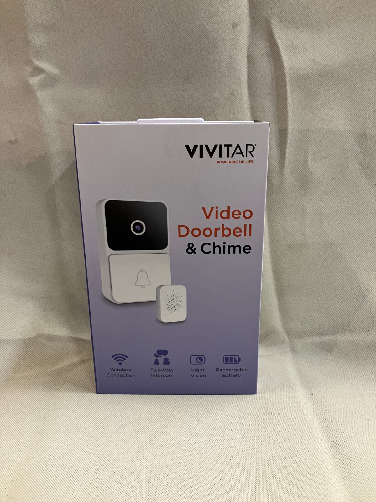 Vivitar DB201-NOC Wireless Video Doorbell Smart Security Camera Wi-Fi Chime NEW