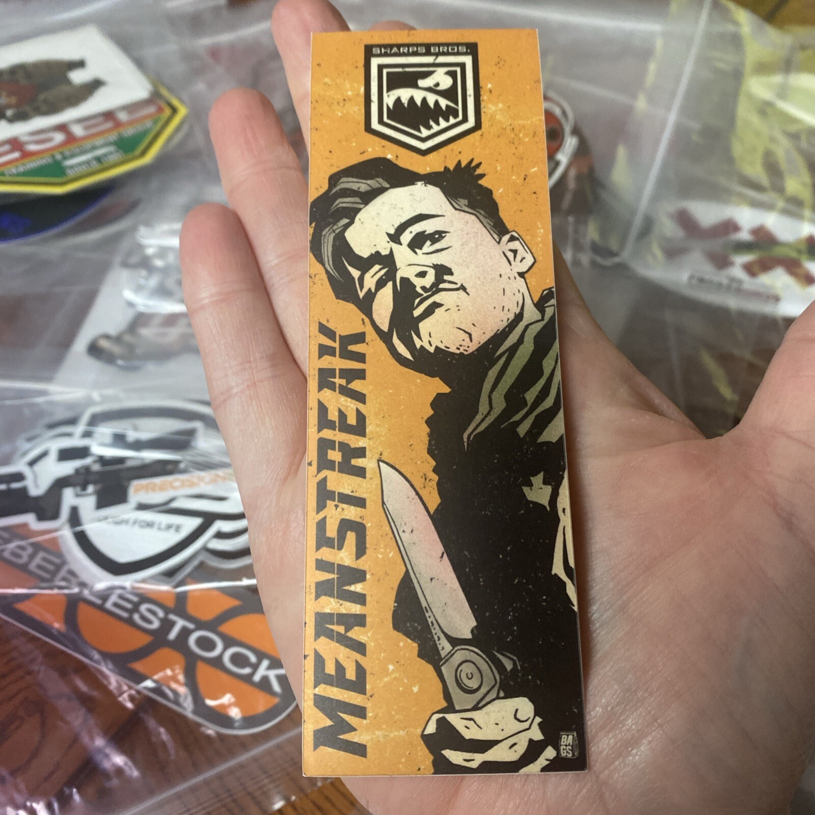 NEW 2025 SHOT SHOW Sharps Bros. Decal Sticker Military Brad Pitt Meanstreak Guns