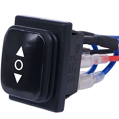Reverse Polarity Switch Waterproof 12V RV Jack Switch Waterproof-Momentary