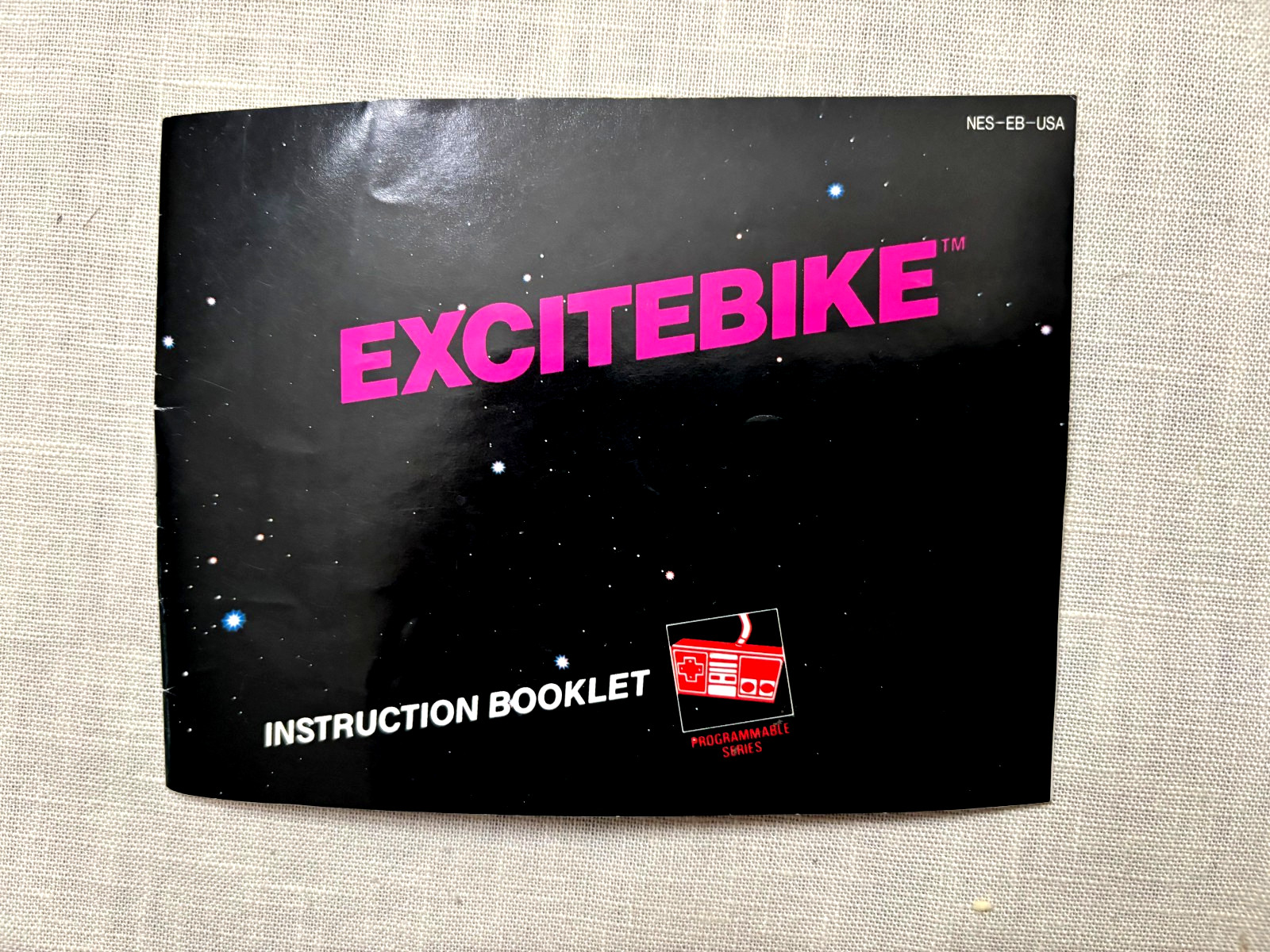 Nintendo NES Excitebike Instruction Booklet