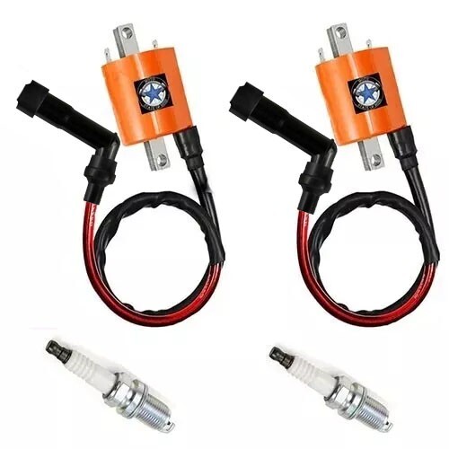 2Pcs Ignition Coils For Yamaha Motorcycle Virago XV700 XV750 XV1000 XV1100 NEW