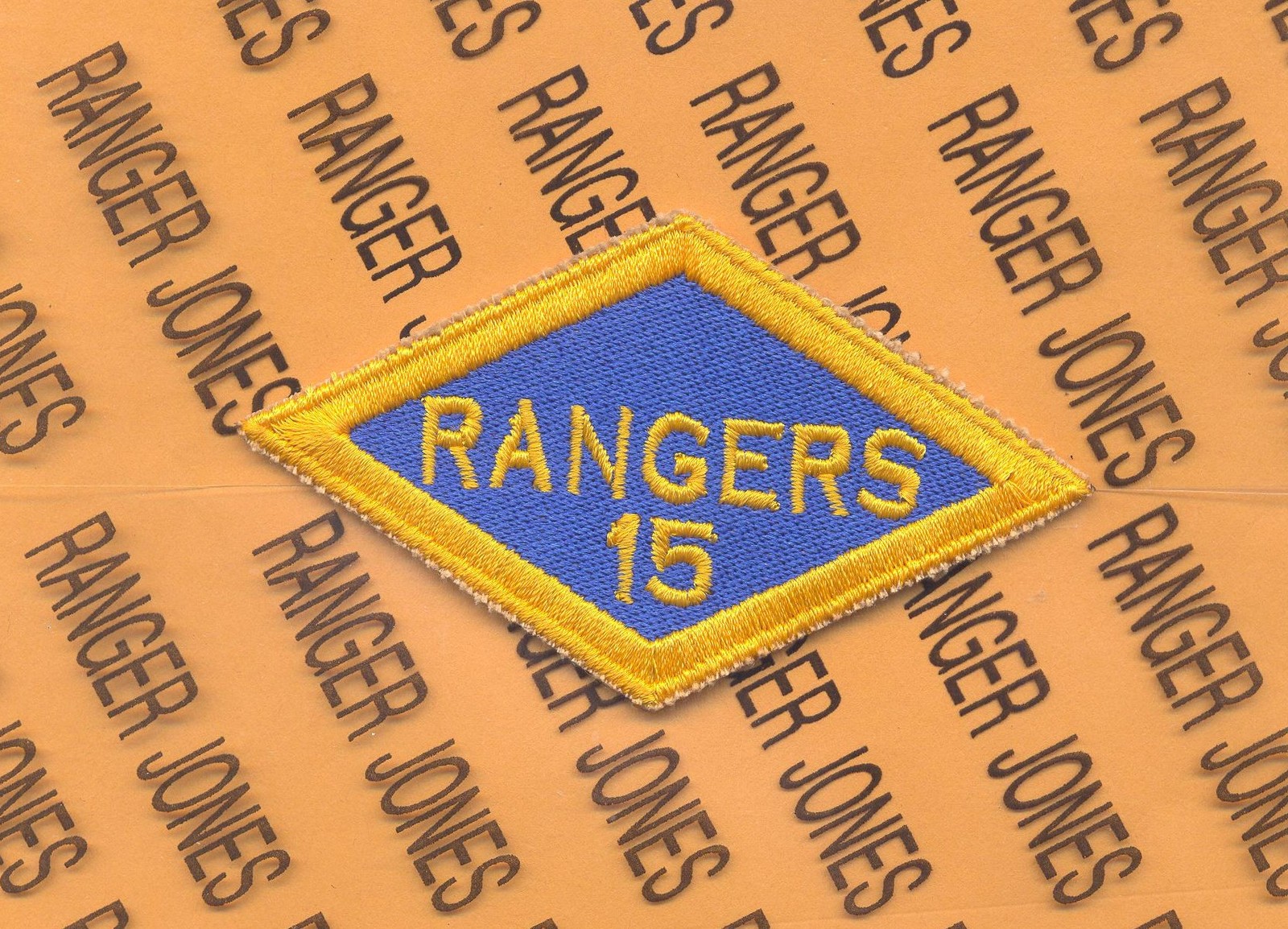 US Army 15th RANGER Company Airborne Infantry KOREA Diamond 3.75" patch