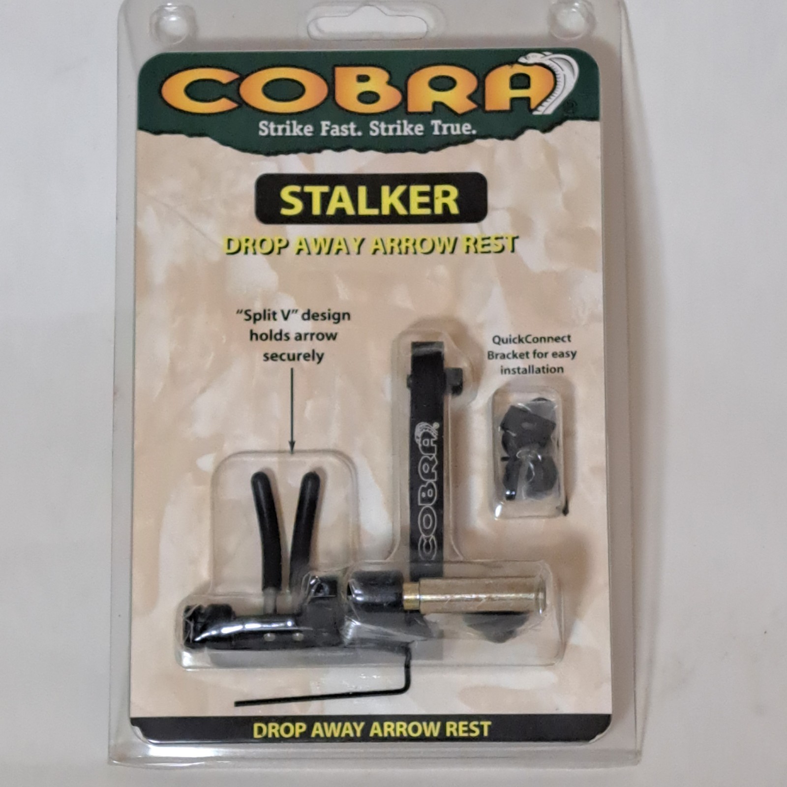 Cobra Stalker C-560 Drop Away Arrow Rest Bowhunting Archery NOS