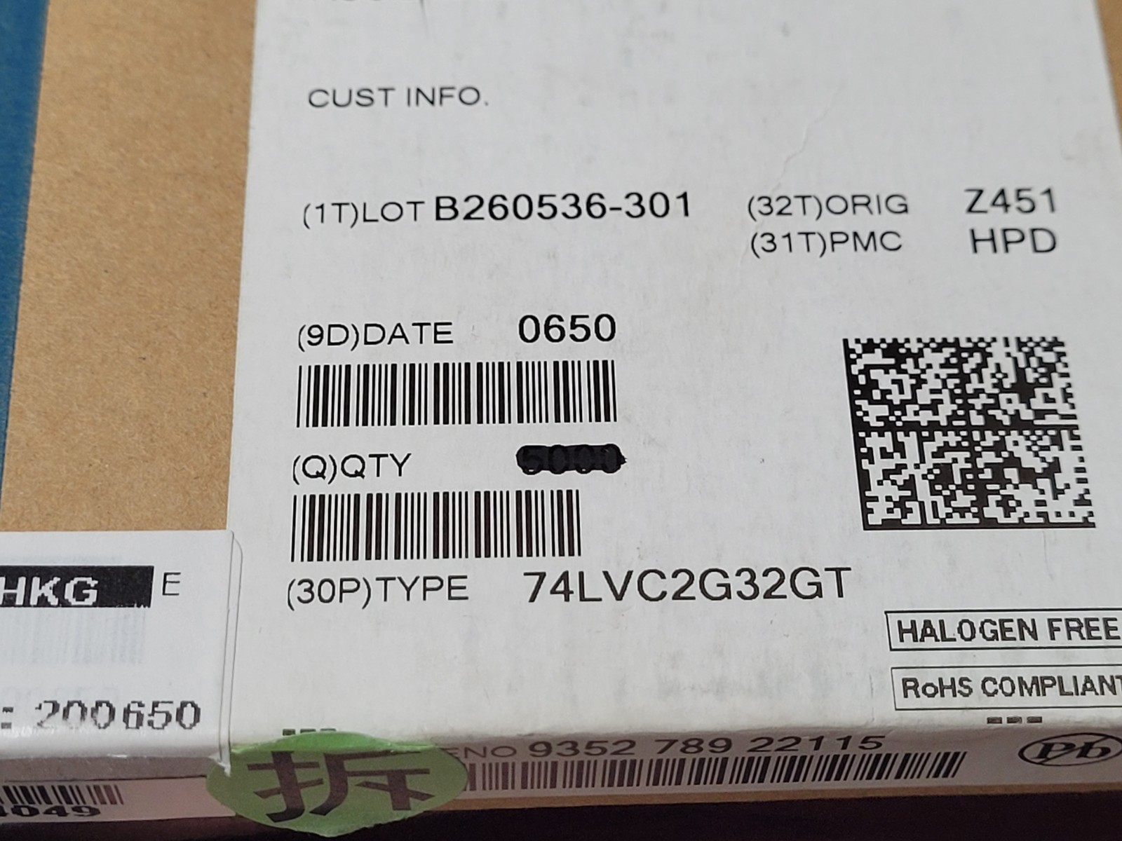 (10 PCS) 74LVC2G32GT PHILIPS IC GATE OR 2CH 2-INP 8XSON ROHS