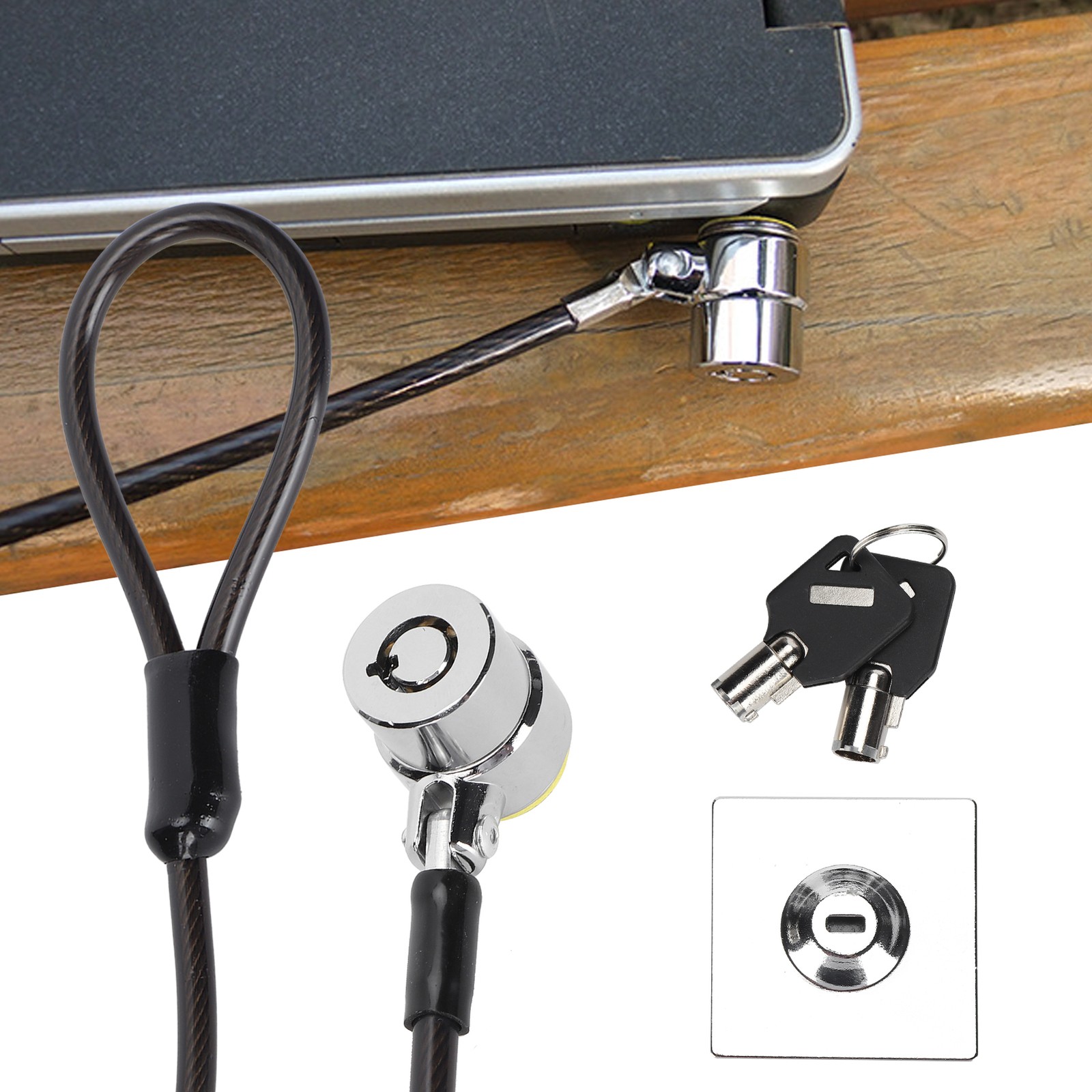 Laptop Lock AntiTheft Galvanized Environmental Protection Computer Security
