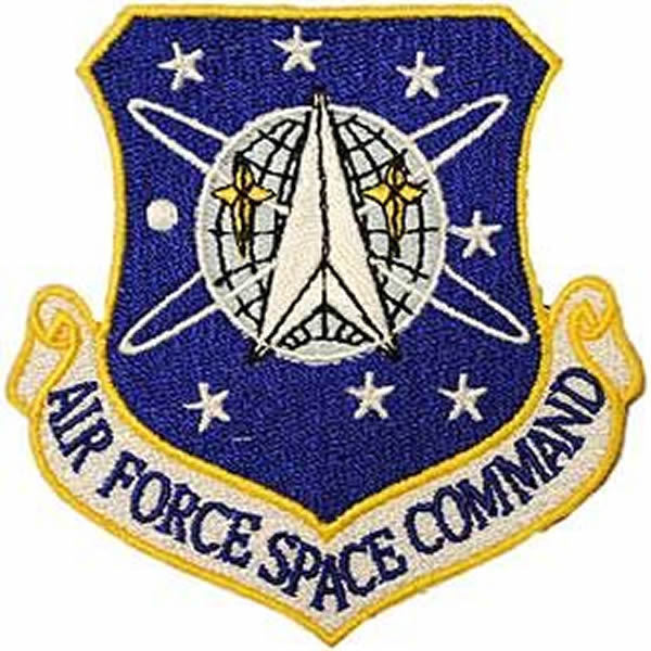 US AIR FORCE USAF SPACE COMMAND PATCH - Color - Veteran Owned Business
