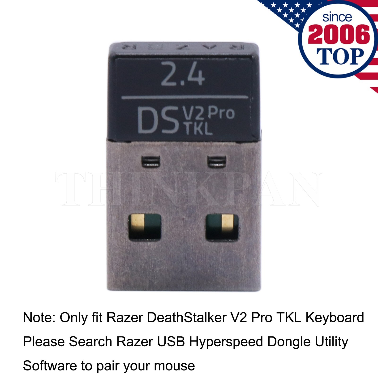 USB Receiver Dongle Adapter for Razer DeathStalker V2 Pro TKL 87 Keys Keyboard