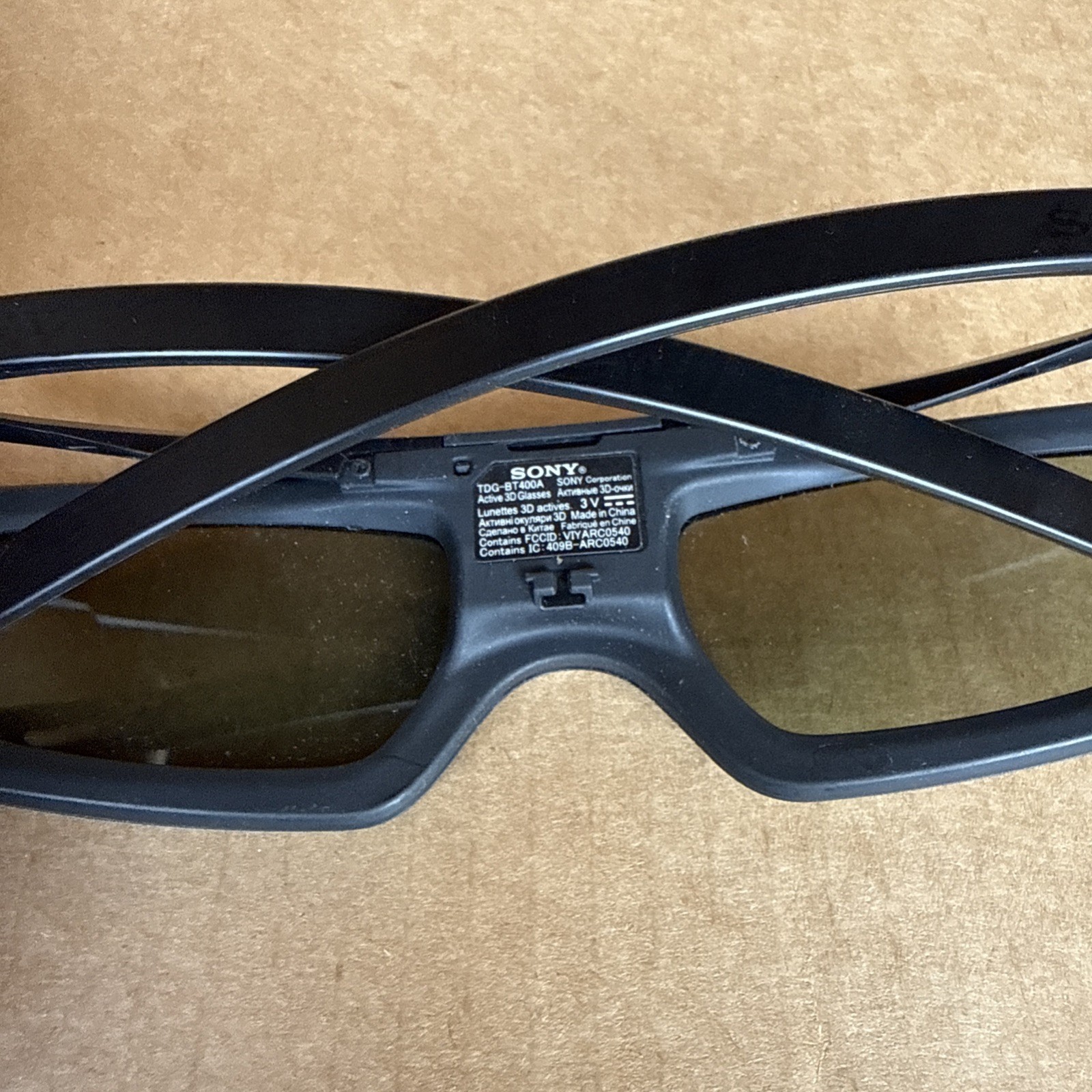 Sony TDG-BT400A Active 3D Glasses - Black