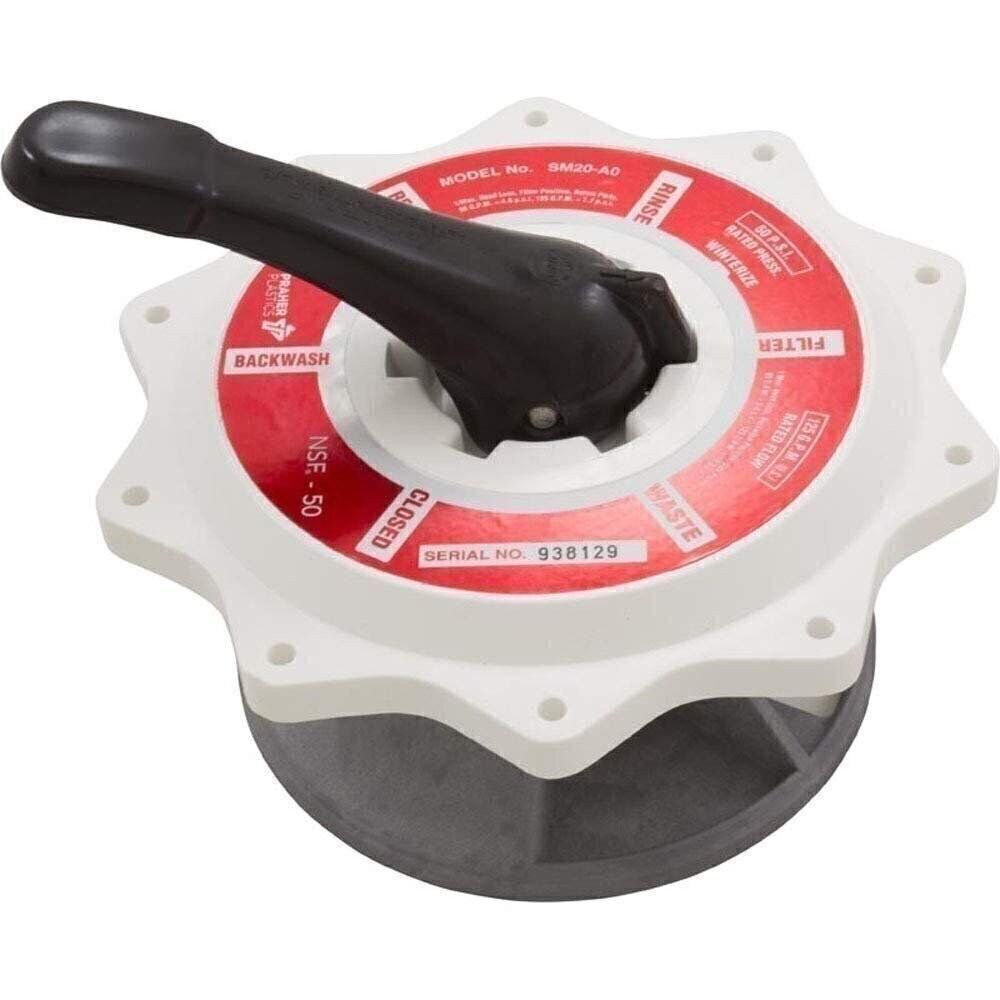 Praher Top Assembly Valve 2in. White with Decal E-50-S2
