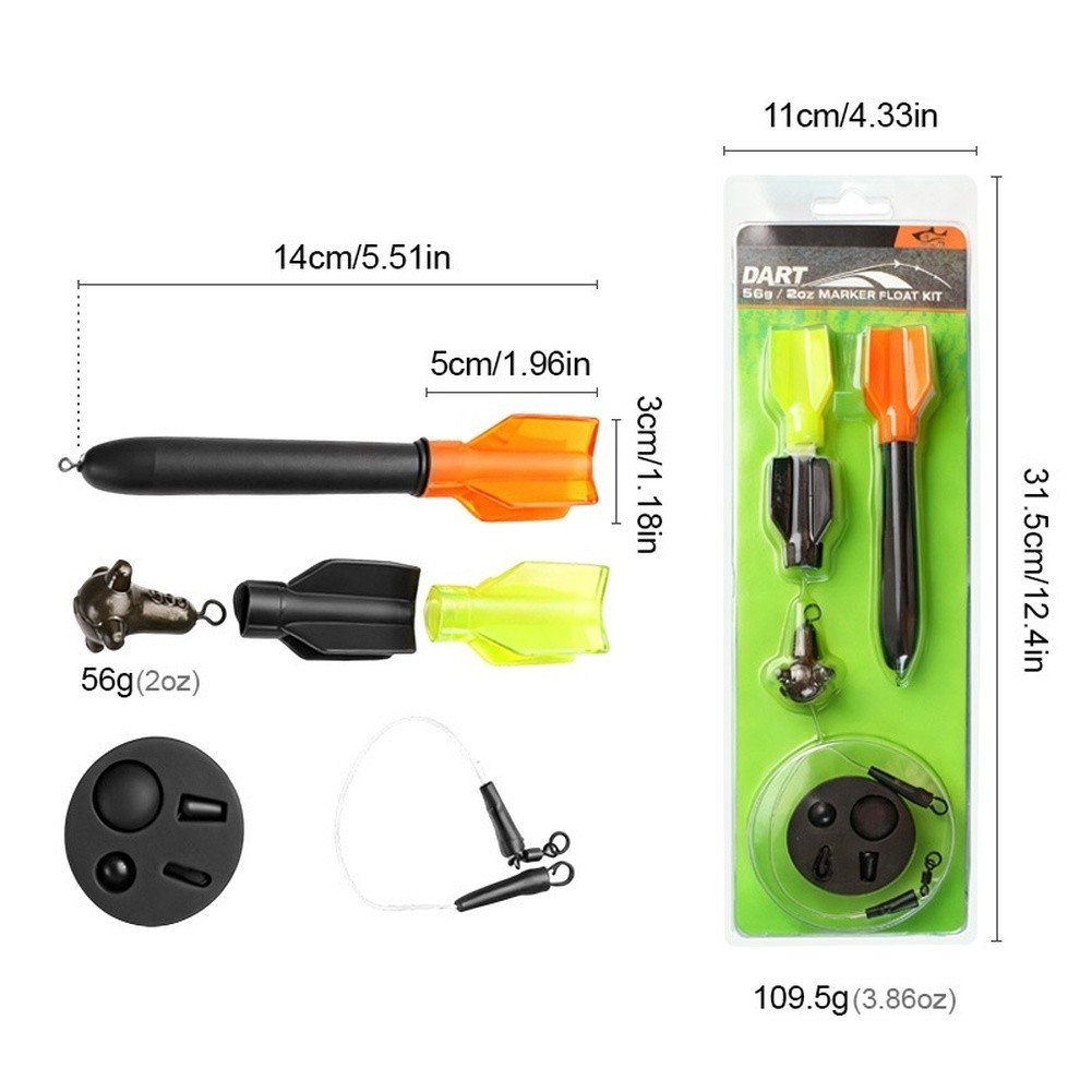 Complete Fishing Marker Float Kit with Anti Collision Beads for Positioning