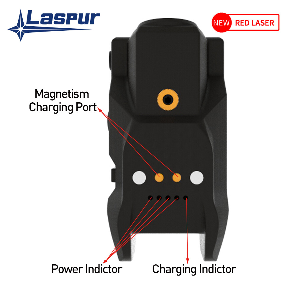 Laspur Sensor Switch Tactical Laser Sight Magnetic Touch Rechargeable Battery