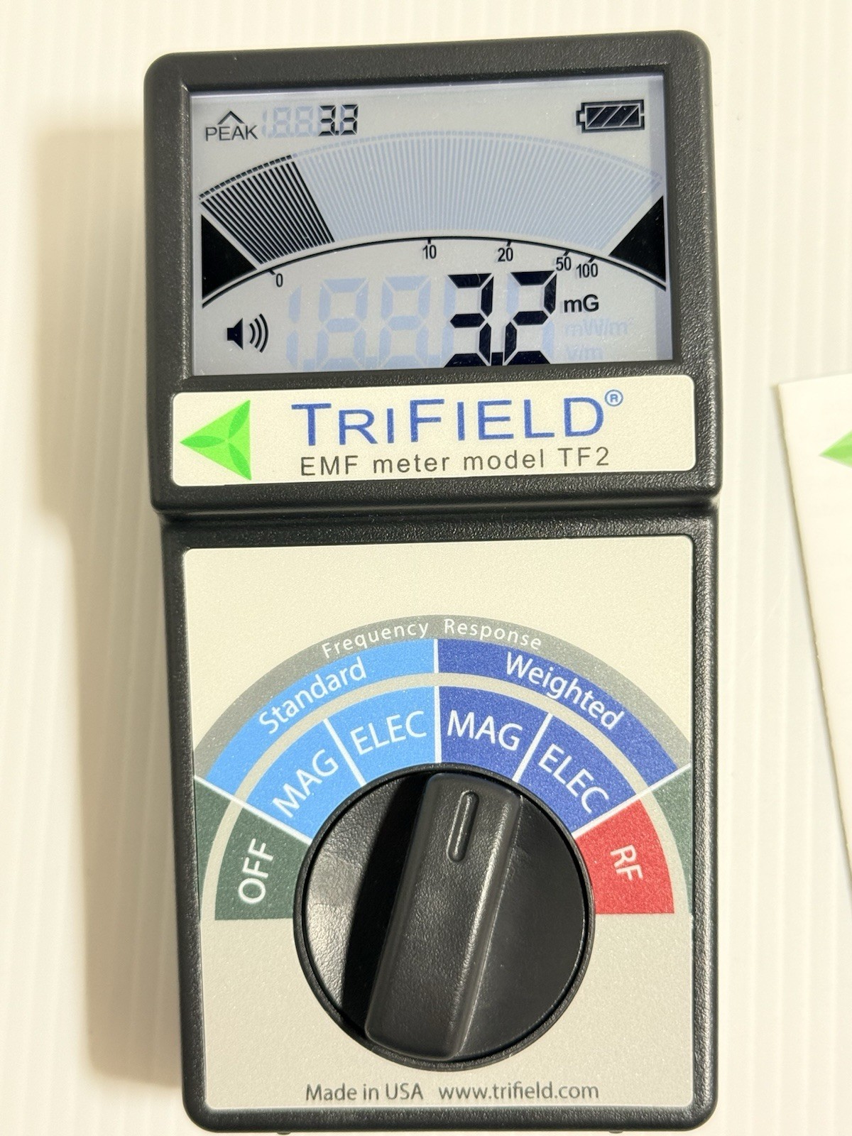 TRIFIELD EMF Meter Model TF2~#1 Handheld EMF Detector