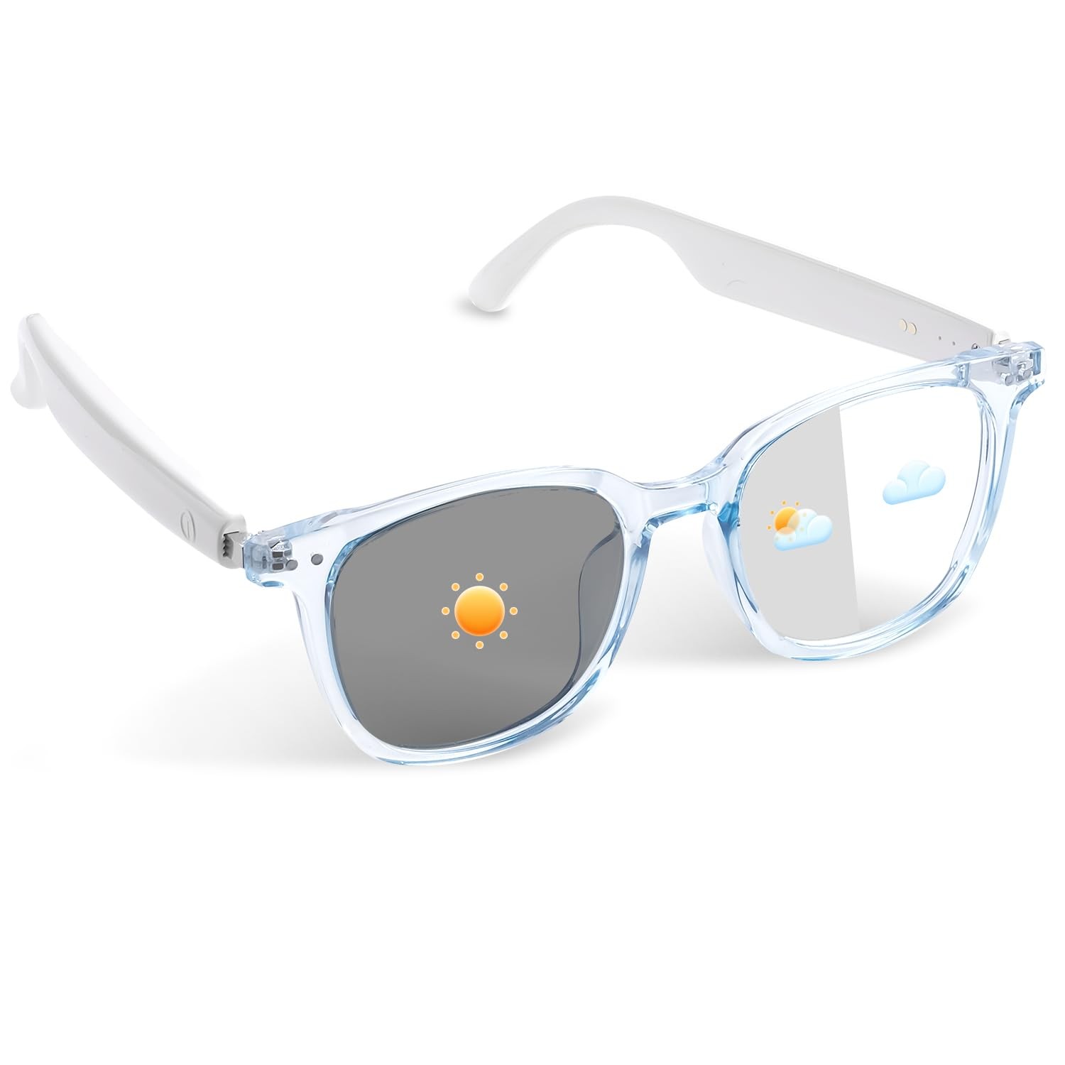 Bluetooth Glasses, Photochromic Lenses, Open-Ear Speakers, Touch Control, Han...