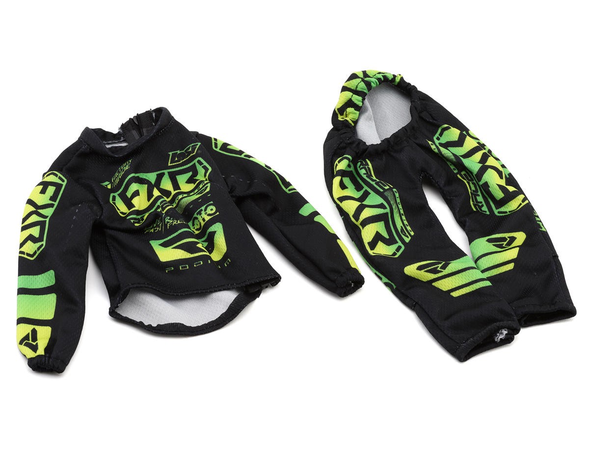 Losi Promoto® MX/SM FXR Podium Gladiator Rider Jersey Set (Black) [LOS-2296]