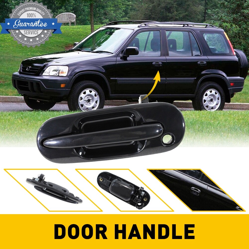 Exterior Door Handle Front Driver For Honda CRV 1997-2001 Black 72180ST0003 E