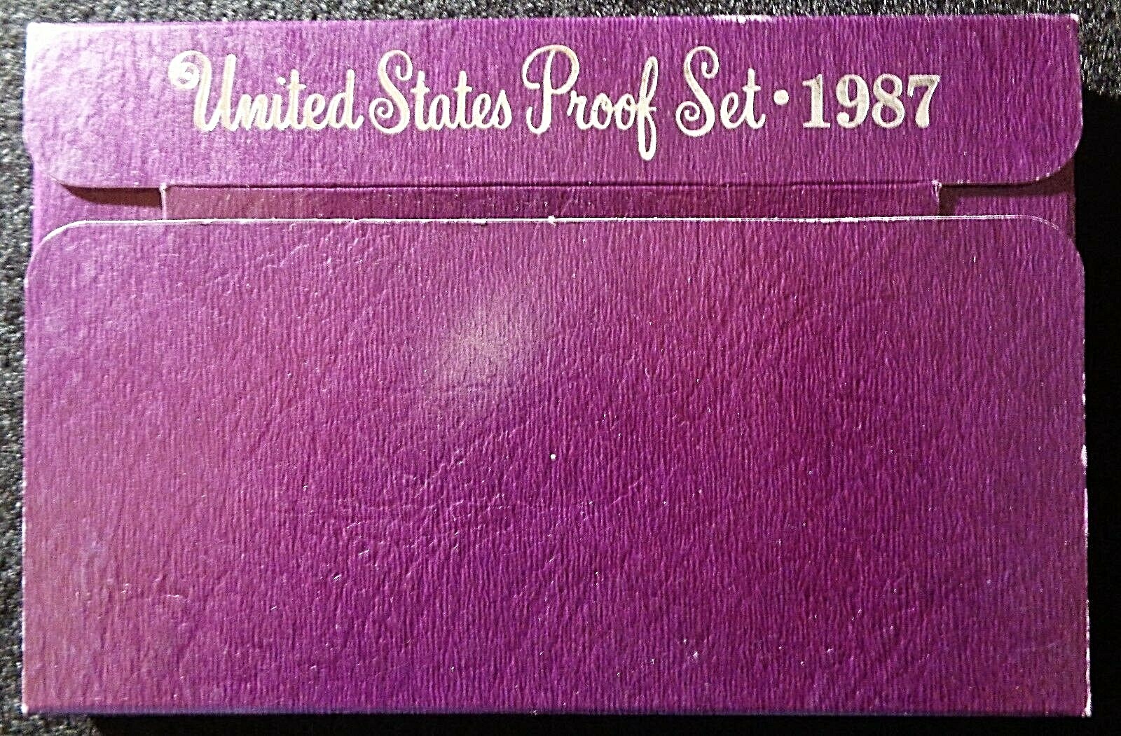 1987-S U.S. Mint Proof Set With Box And COA