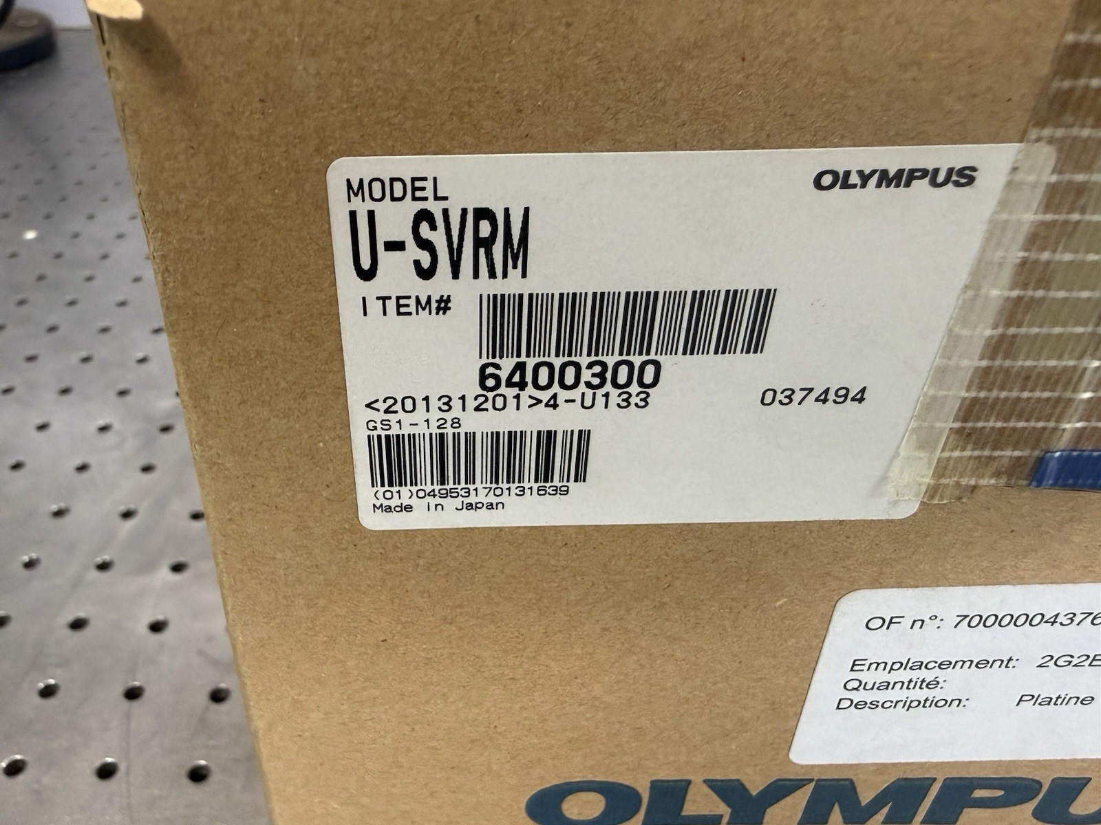 Olympus U-SVRM Rotating Microscope Stage Open Box Appears Unused Japan
