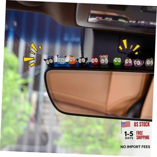 Mevodeata 52 Pcs Cute Soot Sprite Car Decor Rearview Mirror Funny