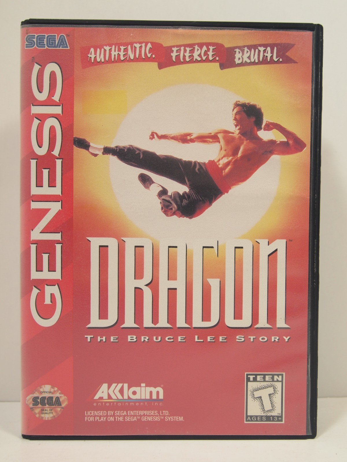 Dragon The Bruce Lee Story (SEGA Genesis) Authentic BOX ONLY