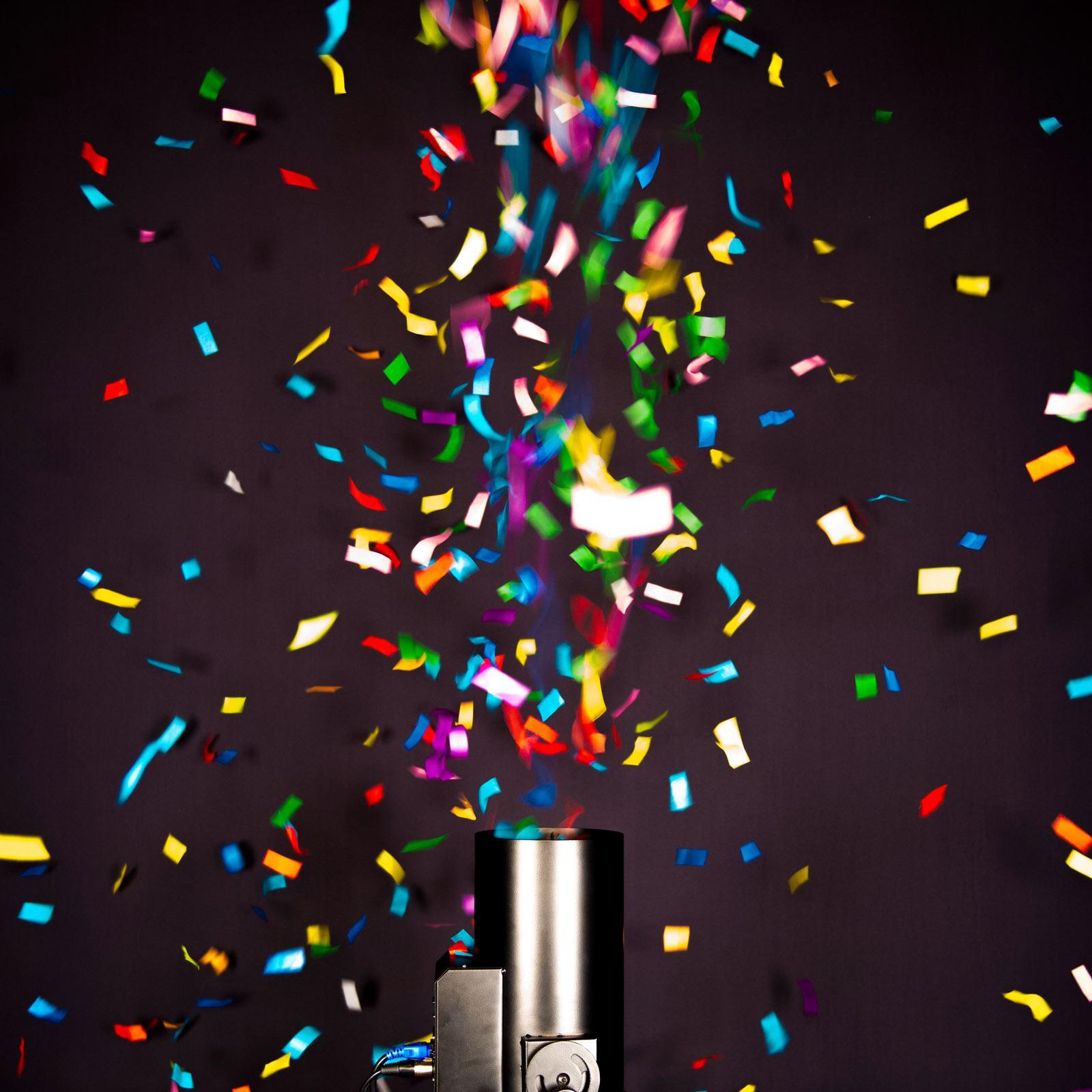 Chauvet DJ Funfetti Wireless Remote Control Party Confetti Launcher Cannon id...