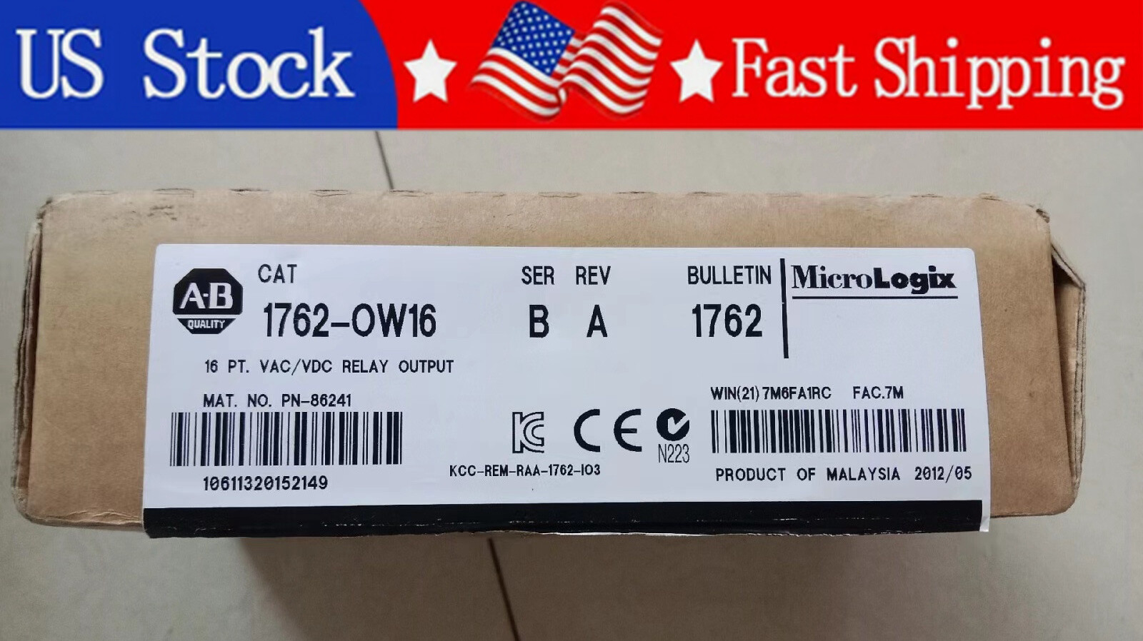 1762OW16 1PCS New Unopened Allen-Bradley 1762-OW16 1200 Digital output module