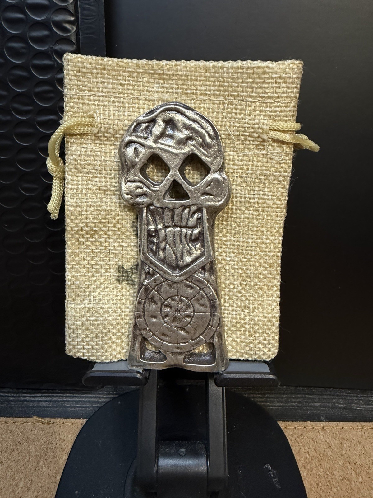 Goonies 'Silver Bones' Hand Poured 3.0(+/-) OZT .999 Fine Silver , COA