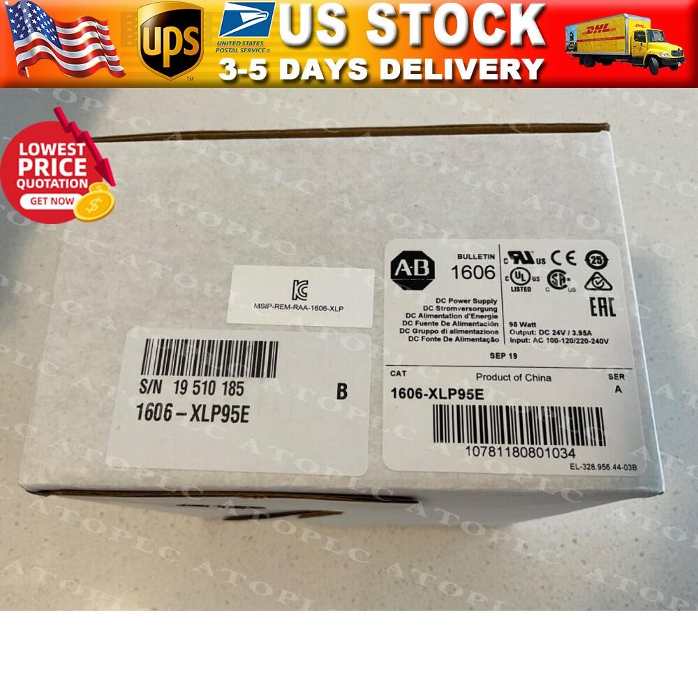 NEW Genuine Allen Bradley 1606-XLP95E DC Power Supply 95W Factory Packaged