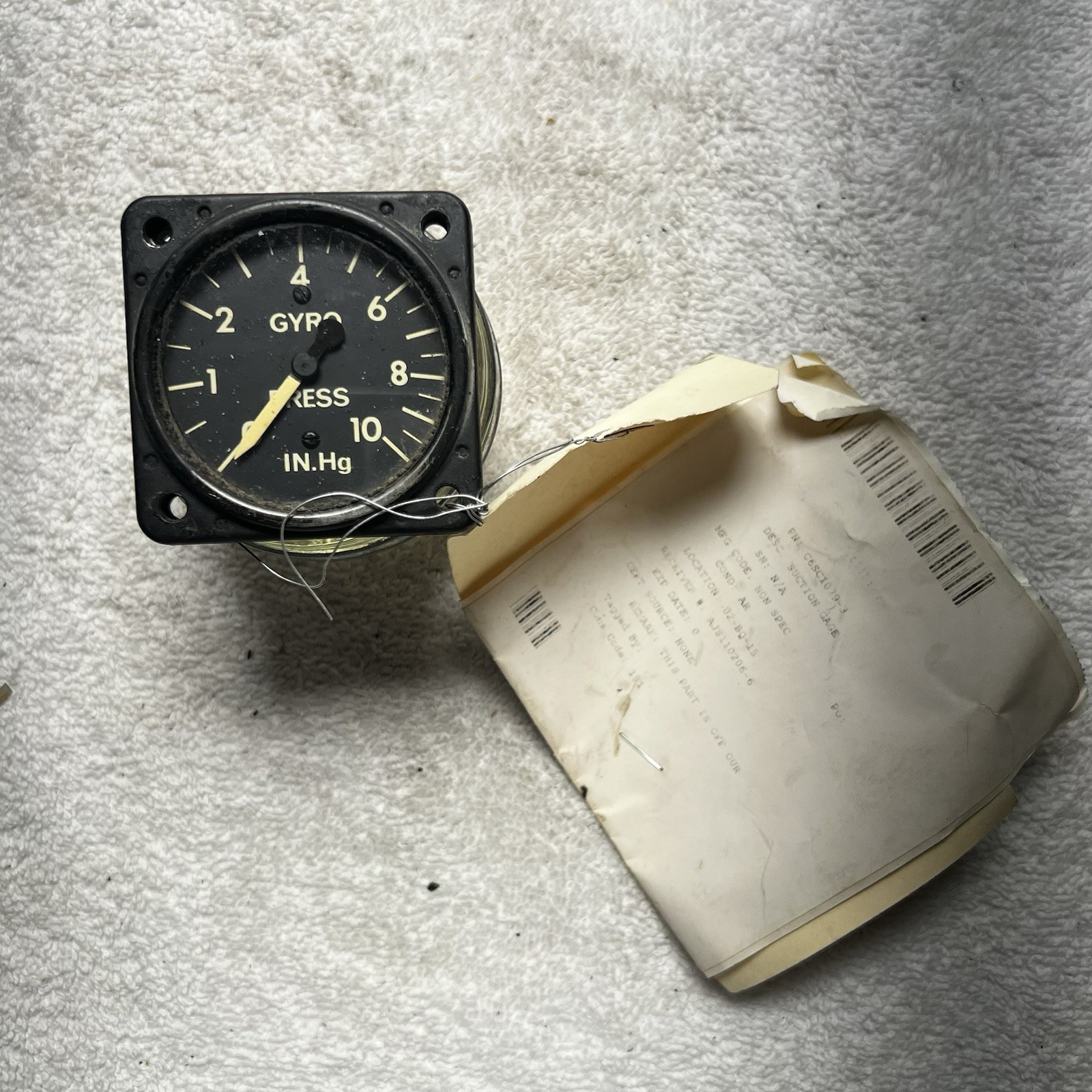 C6SC1079-3 Gyro Suction Gauge 0-10
