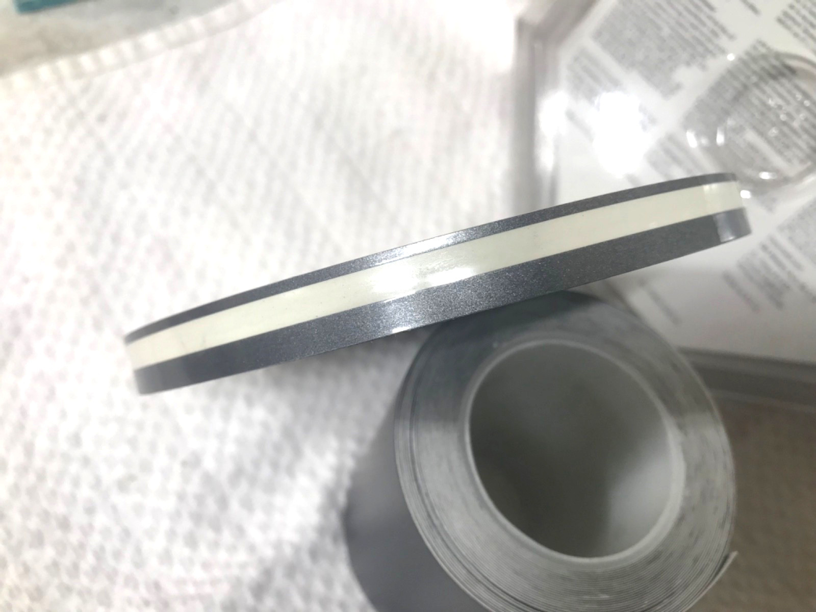 3M LIGHT CHARCOAL  MET  DOUBLE PIN STRIPING TAPE 7/16” x 150' #72150. NEW