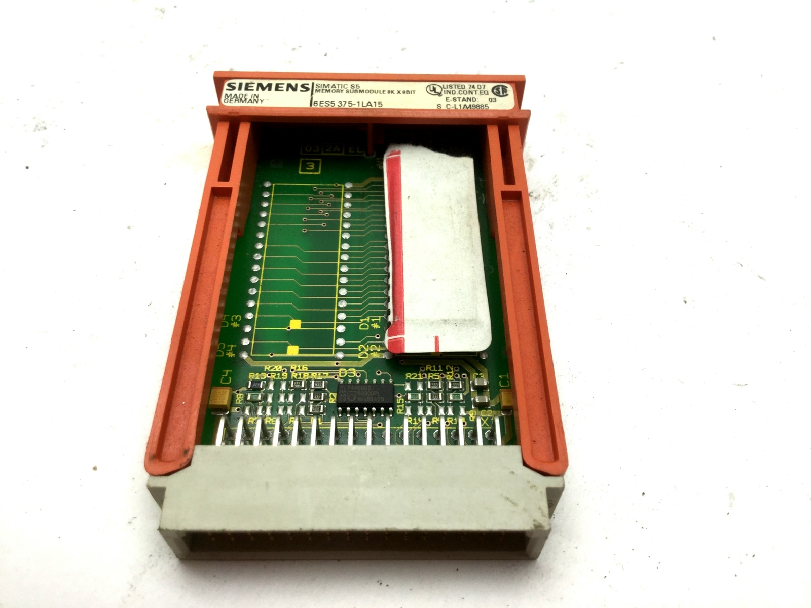 Siemens Simatic 6ES5 375-1LA15 Memory Submodule, 8K x 8 Bit EPROM
