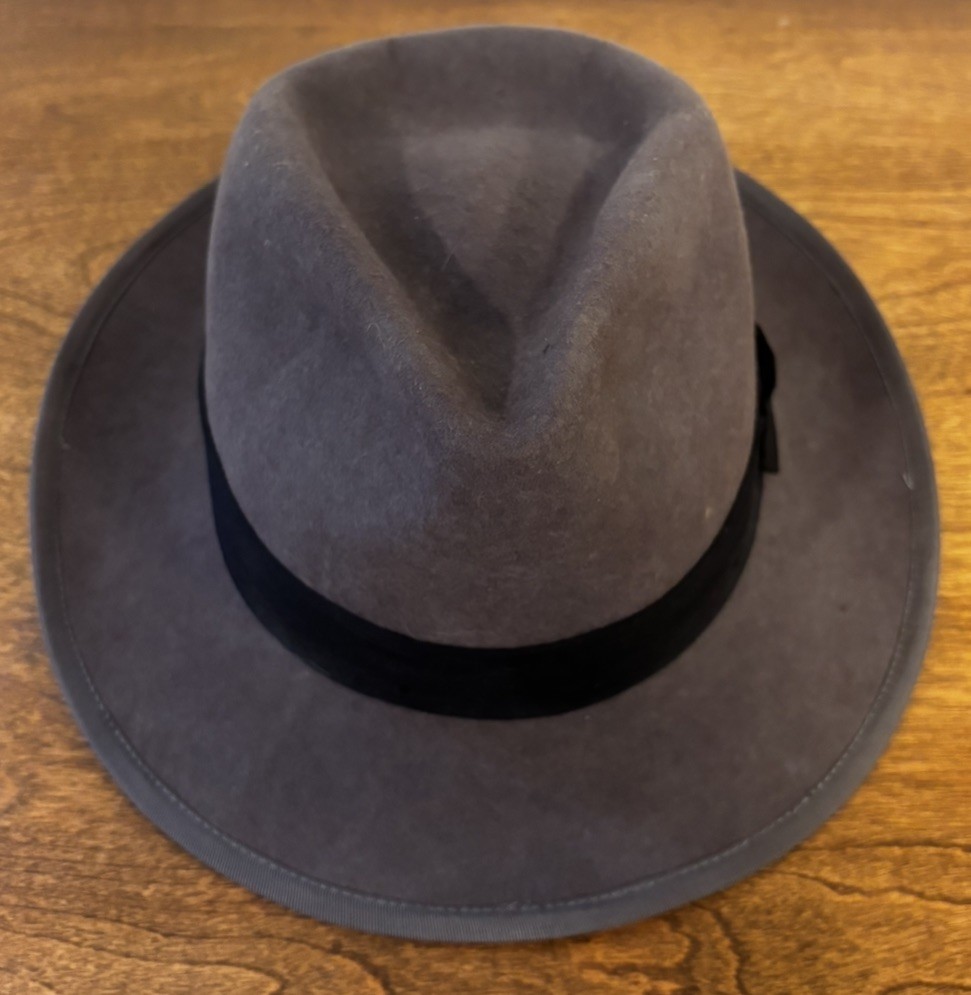 Hat Dorfman Pacific Scala Classico 100% Wool Felt Hat, gray, Size Medium