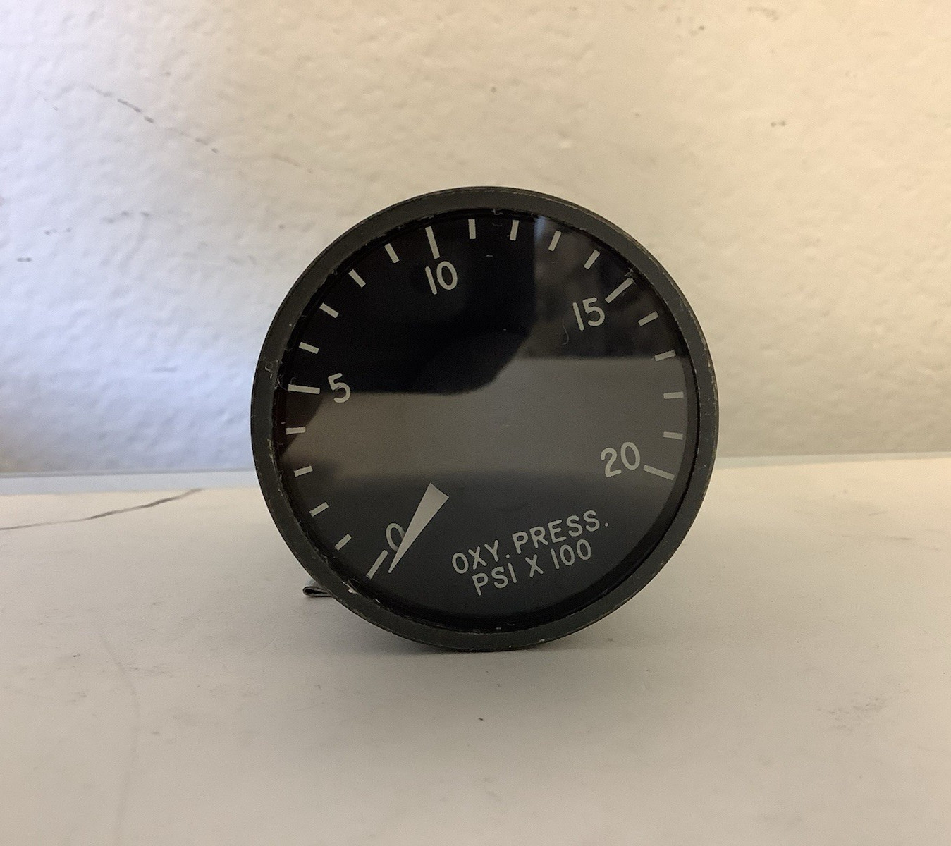 Weston Instruments BAC 10-60735-1 Oxygen Pressure Indicator Gauge P/N 182936
