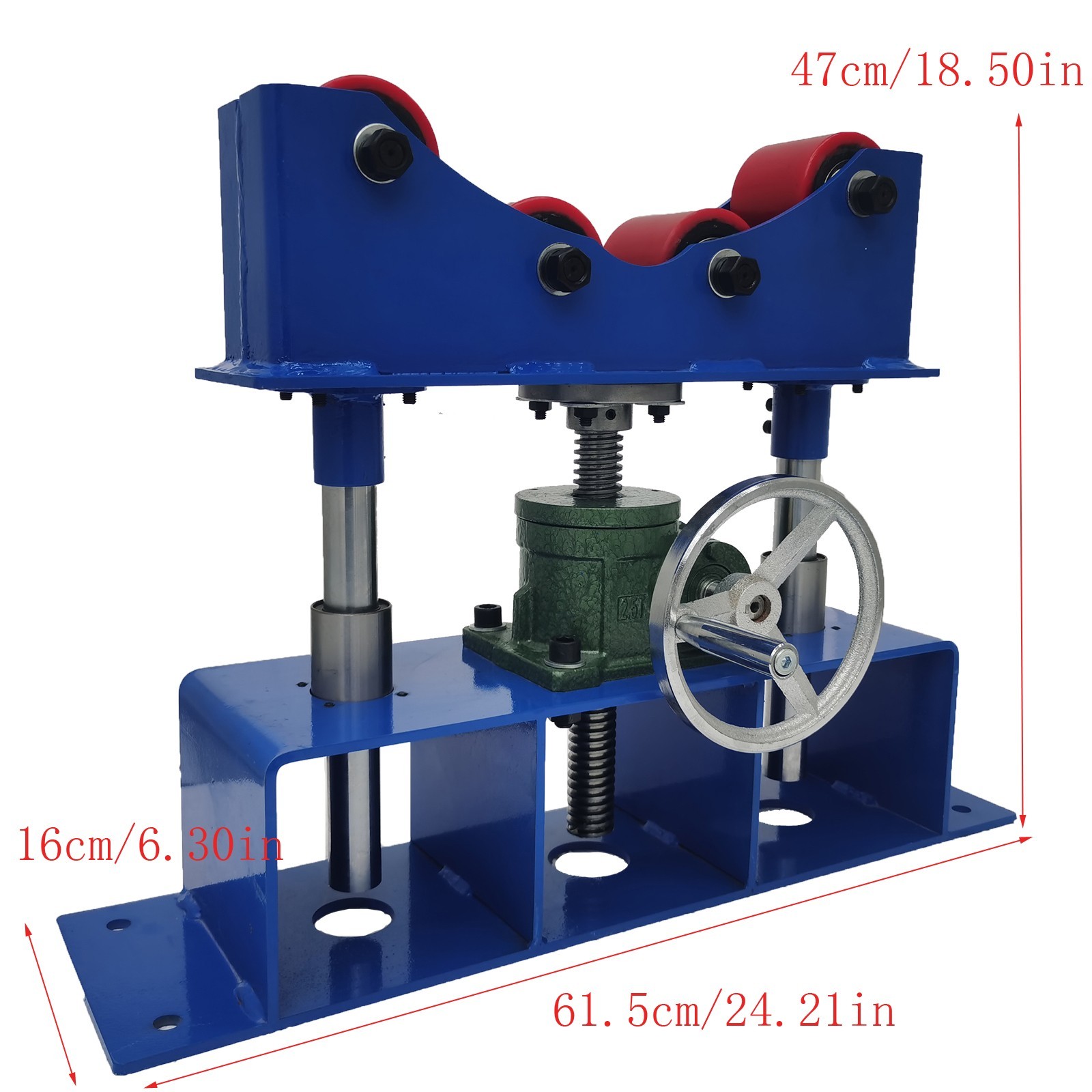Manual Welding Roller Bracket Load 500KG Welding Turning Roller Support Frame