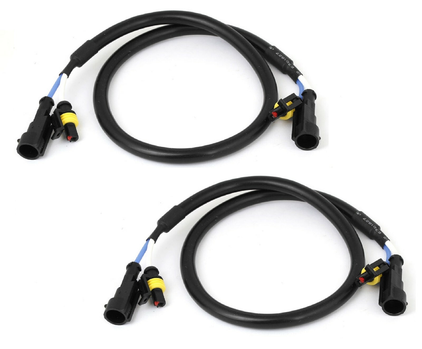 HID Extension Wire 50CM H12 9055 Two Harness Fog Light Bulb Plug to Ballast