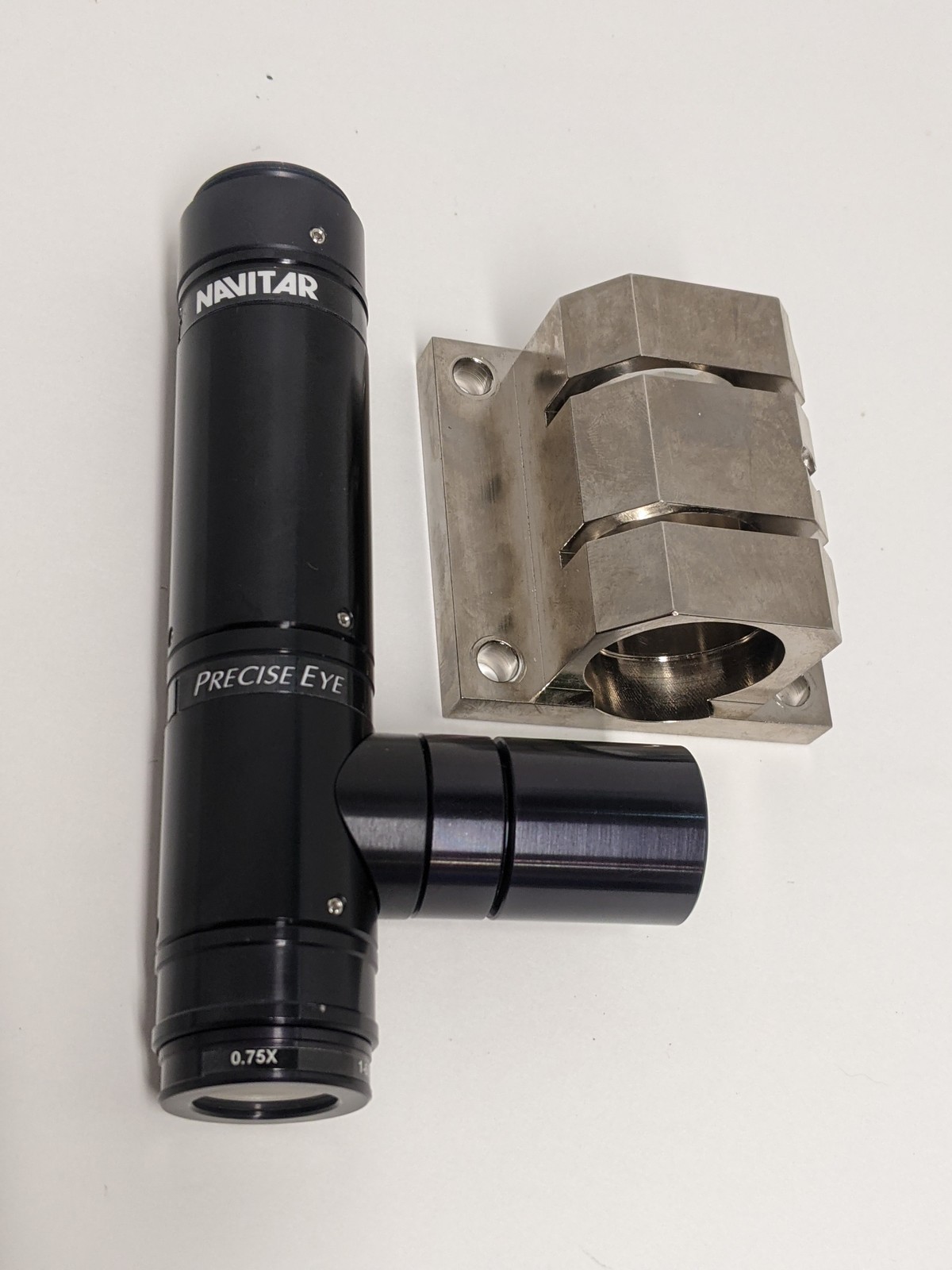 Navitar Precise Eye 1-62707 Coaxial Lens Assembly 1-61448 1.33X 1-60111 0.75X