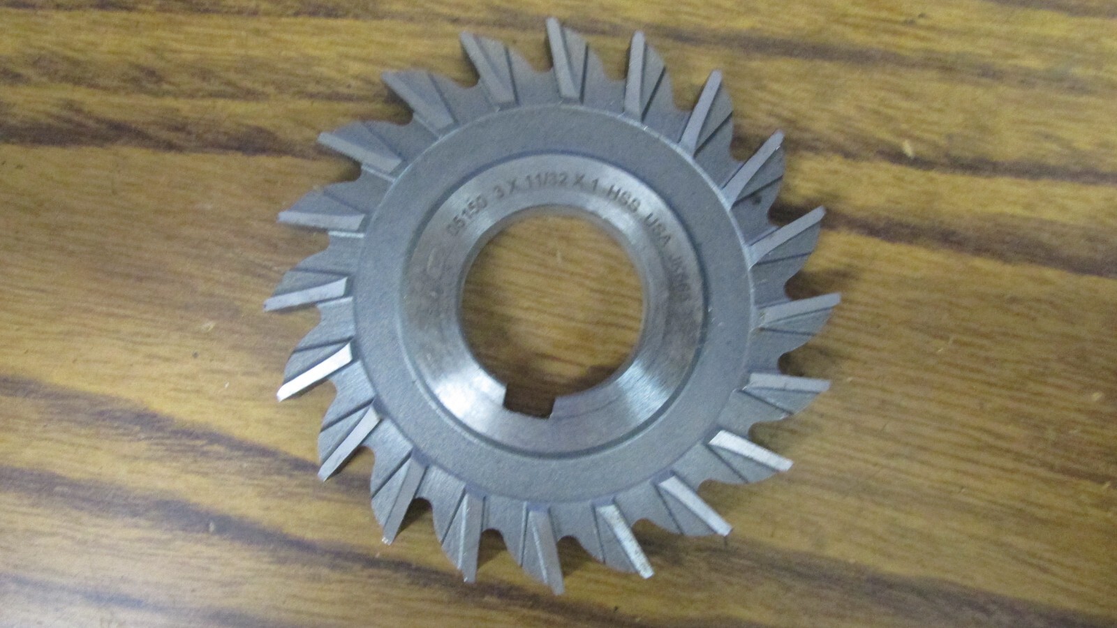 3.0" x 11/32" x 1.0"  HSS Slitting Saw Slot Milling Cutter