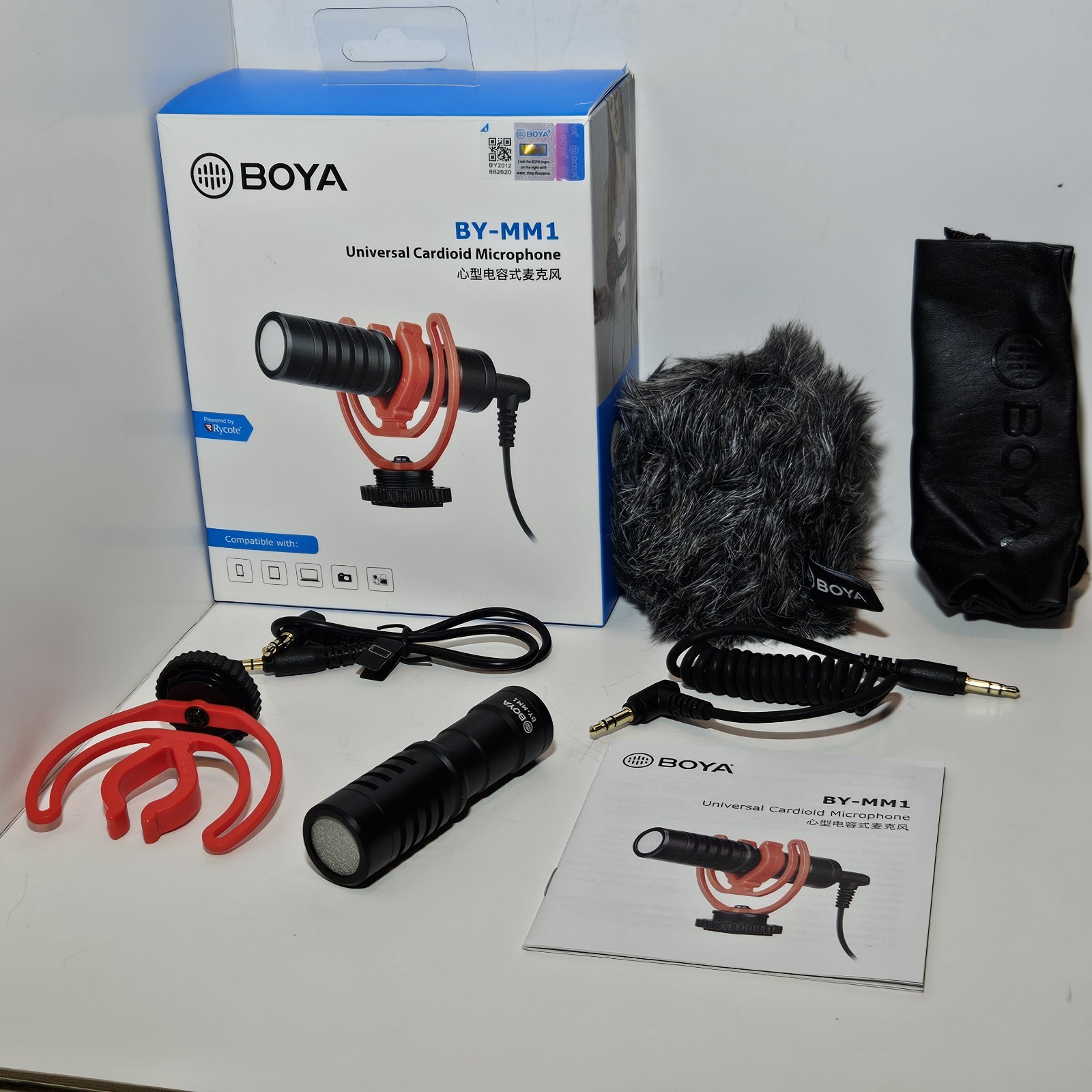 BOYA BY MM1 Cardiod Shotgun Microphone MIC Video for Smartphone DSLR cameras