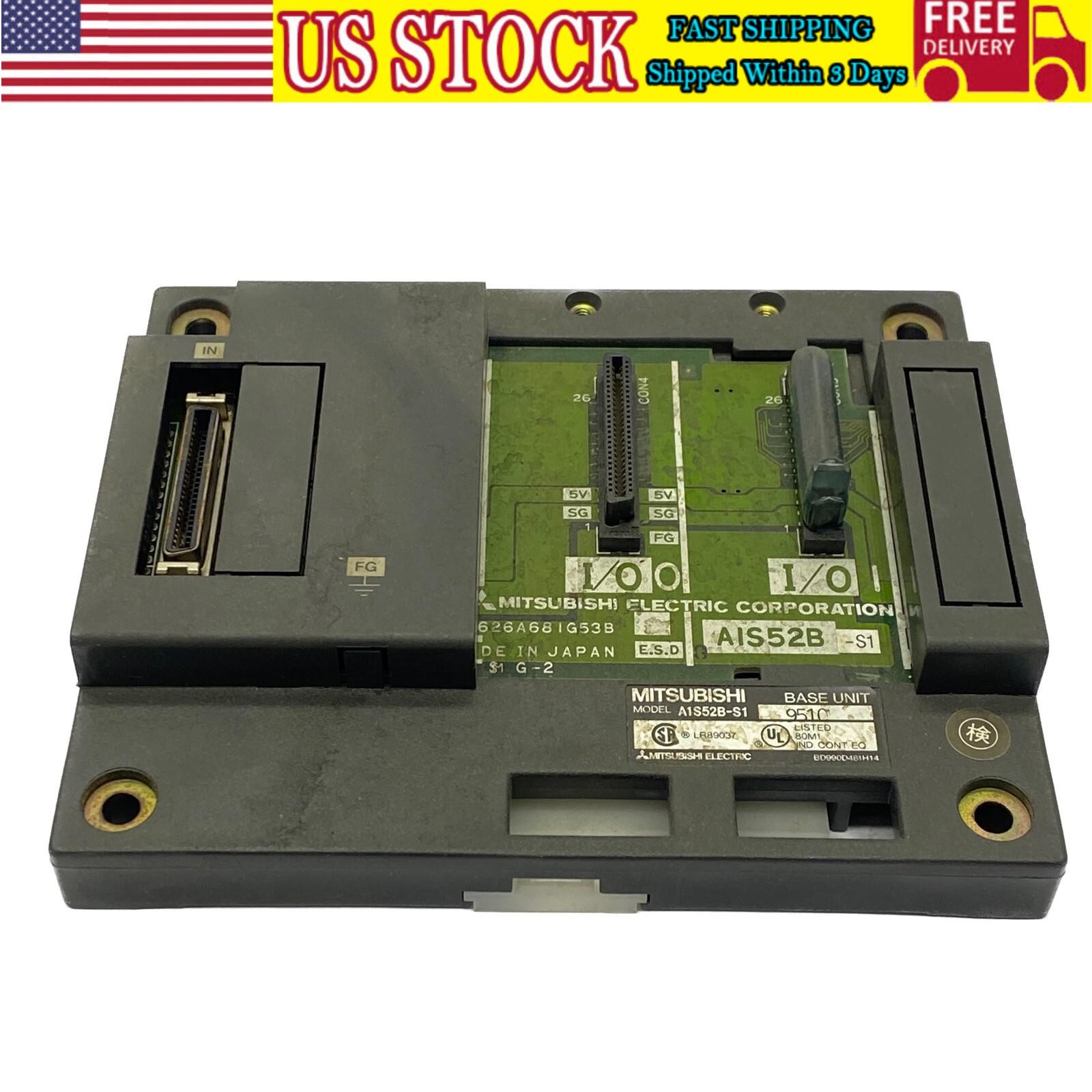 Mitsubishi Electric PLC Base Unit w/ 2 I/O Slots A1S52B-S1