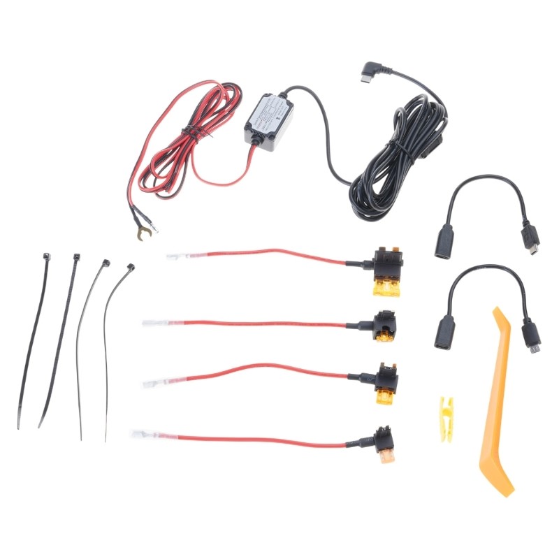 Car Charger Cable Hardwire Kit for Dashcam and Type C Connection 3.5Meters