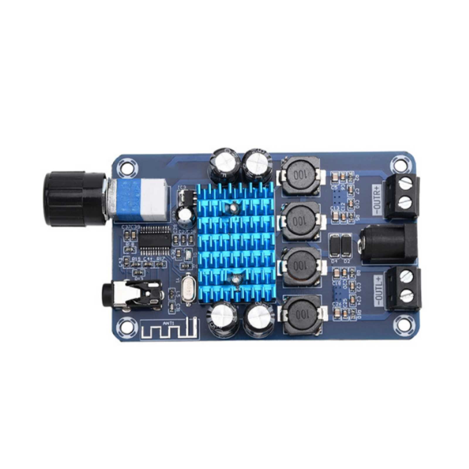 2-4 Ohm Digital Power Amplifier Board Class D Bluetooth 50W*2 Audio