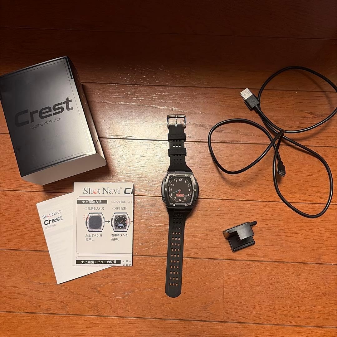 Shot Navi Crest Golf GPS Watch Used Battery Checked No Price Drop