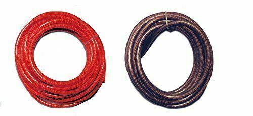 20 Ft - 8 Gauge Power Wire Red High Quality GA Guage Ground AWG 10 Feet Red 10 F