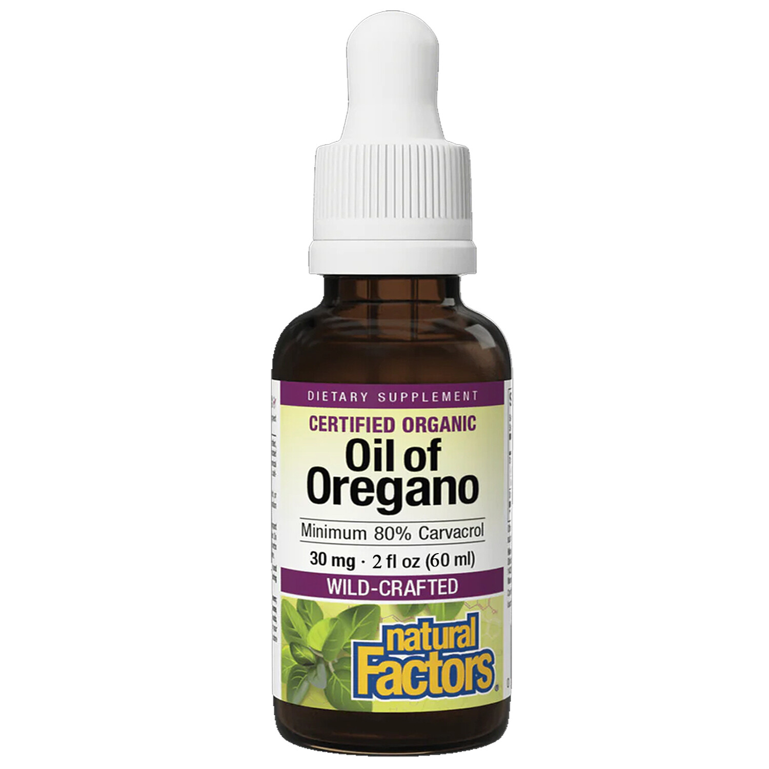 Natural Factors Organic Oil of Oregano, 2 Fluid Ounces