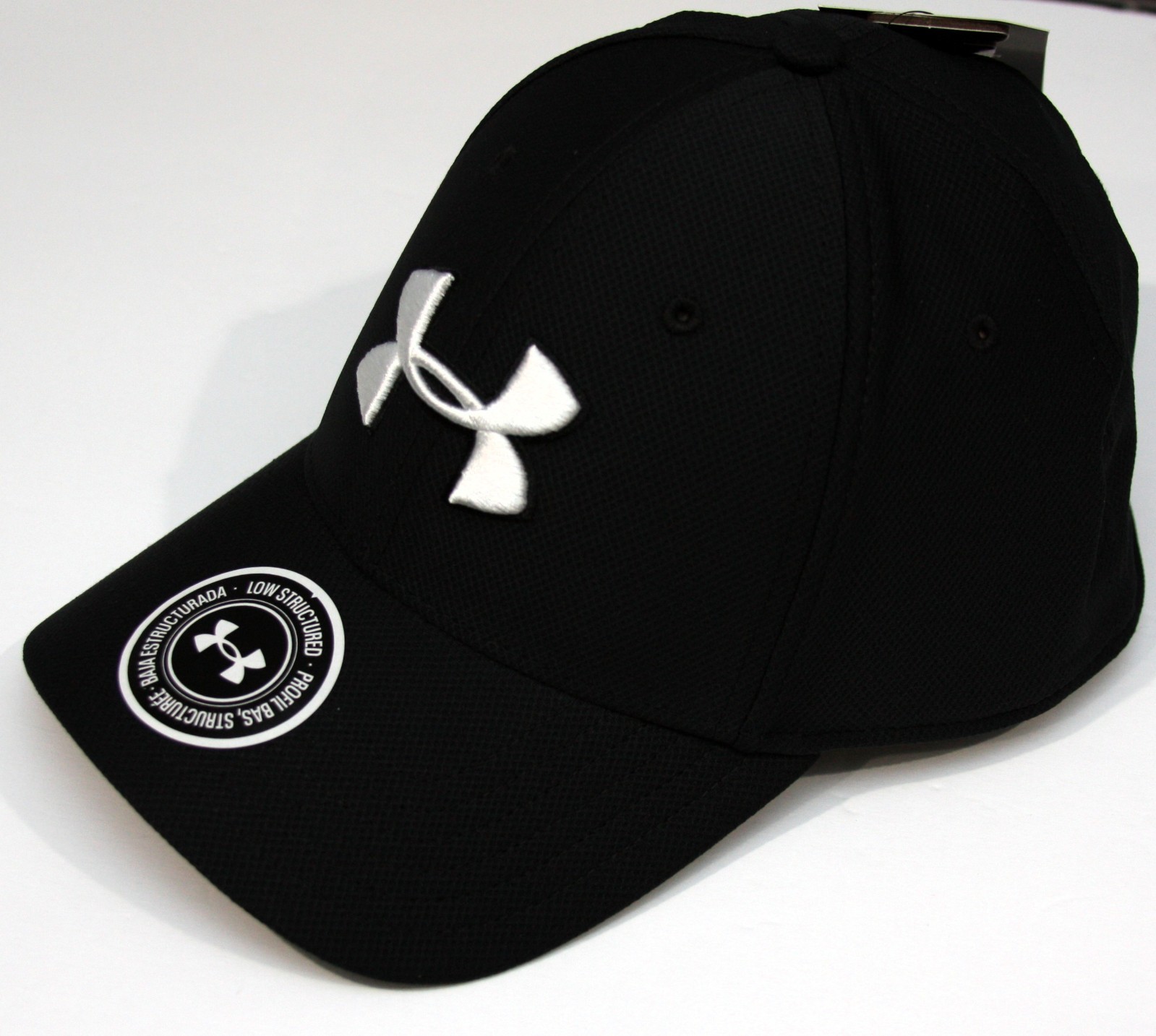 Under Armour UA Blitzing 3.0 Stretch Fit Hat L/XL Black/White NEW!