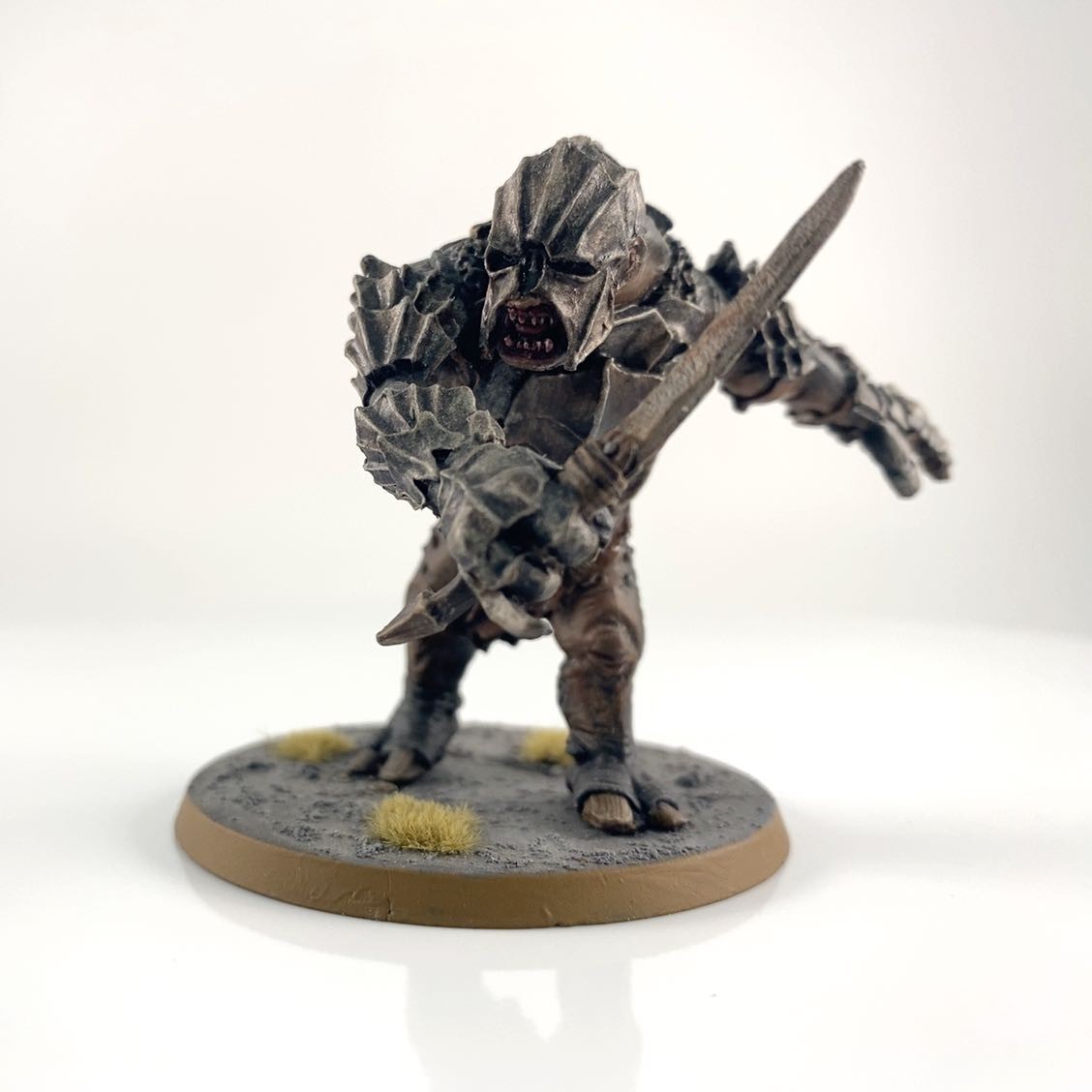 X1 Chef Troll Of Mordor In Metal Armor Warhammer LOTR | P-00NE4