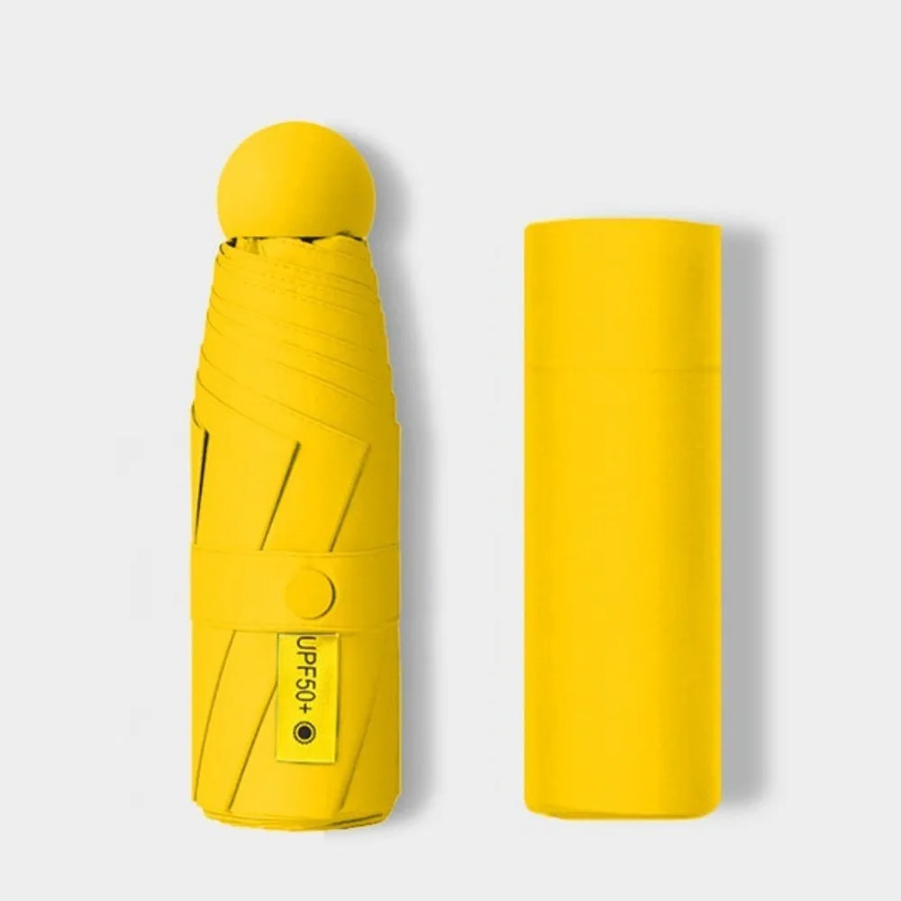 High Quality Mini Capsule Umbrella Ultralight Folding Sun Umbrella Protection Ra