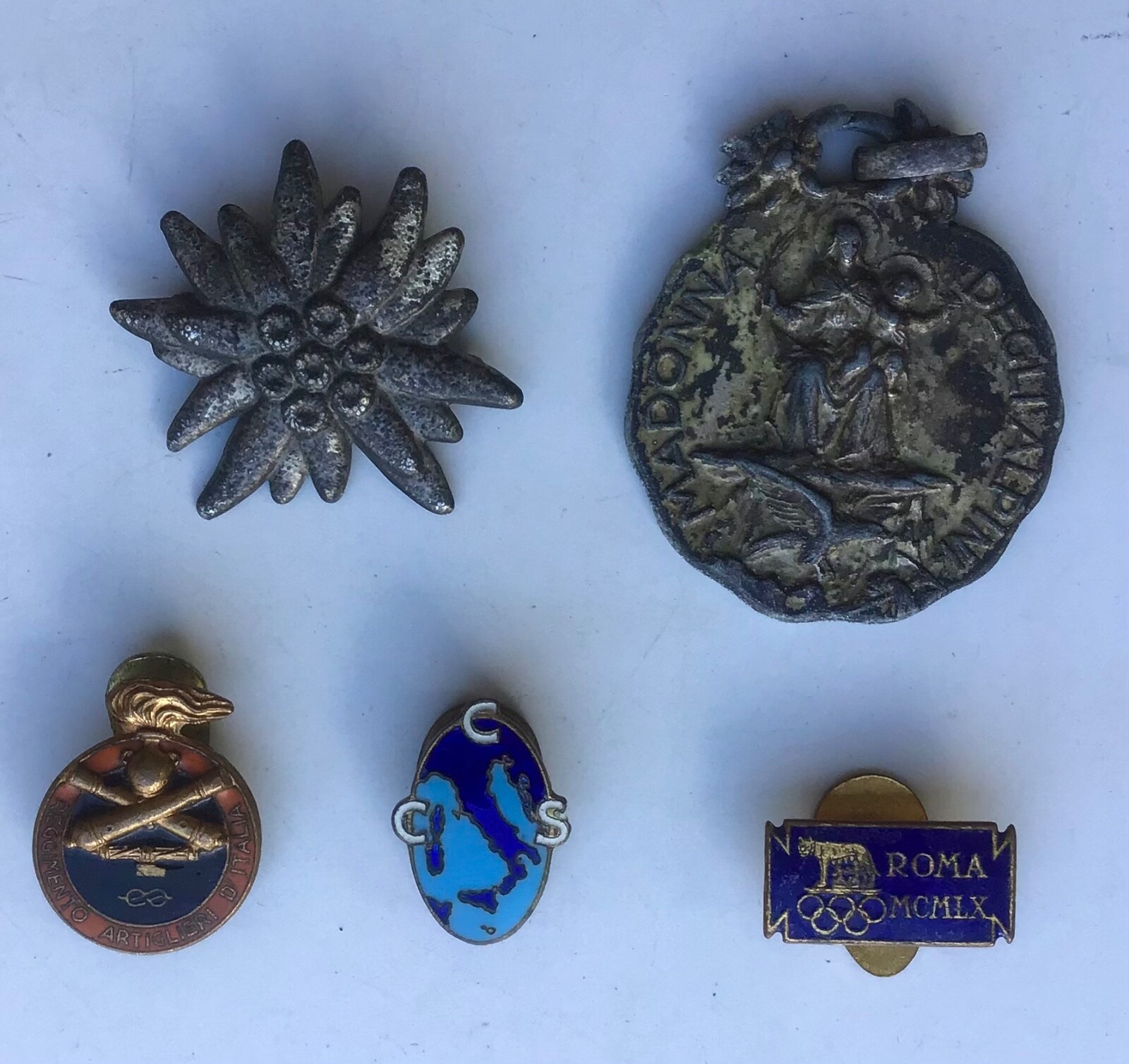 2/Mixed Lot Badges/Medals ITALY 2 gm - Italian Badges/Medals WWII