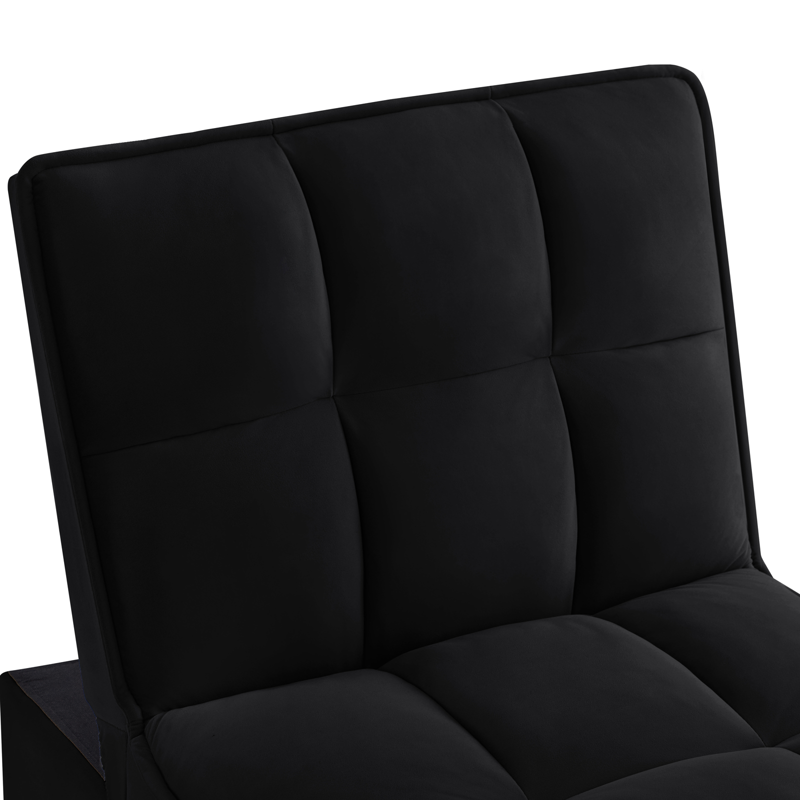 Sofa Bed 4-in-1 Convertible Sofa Couch Velvet Pull-out Sofa Adjustable Backrest