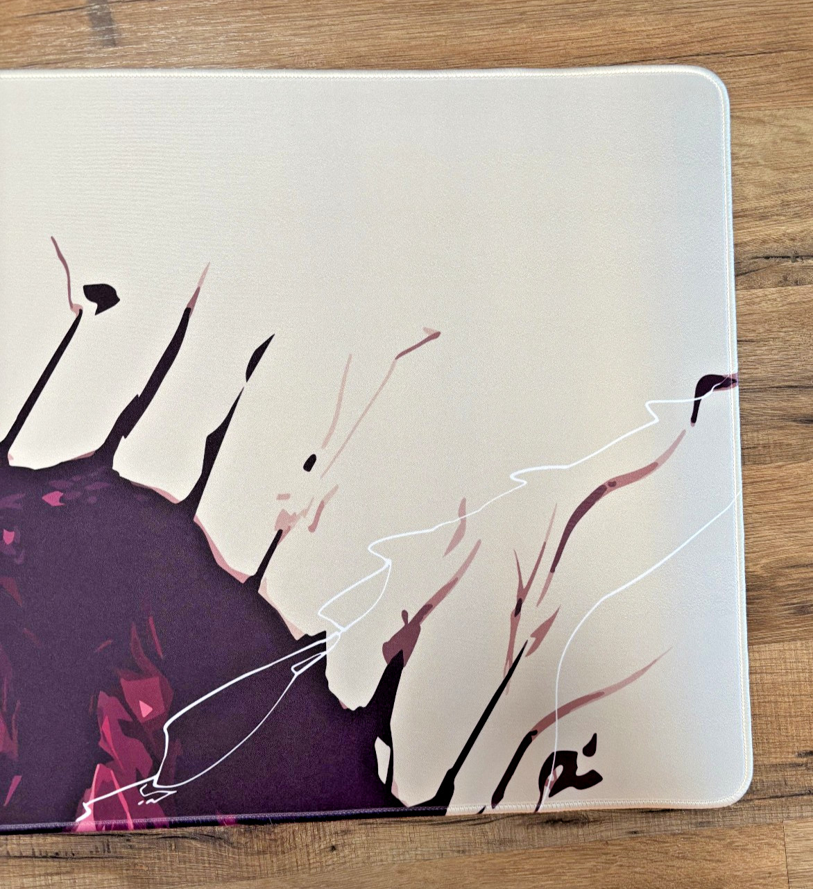Alextos Deskmat Kaiju - WINE (NEVER USED)