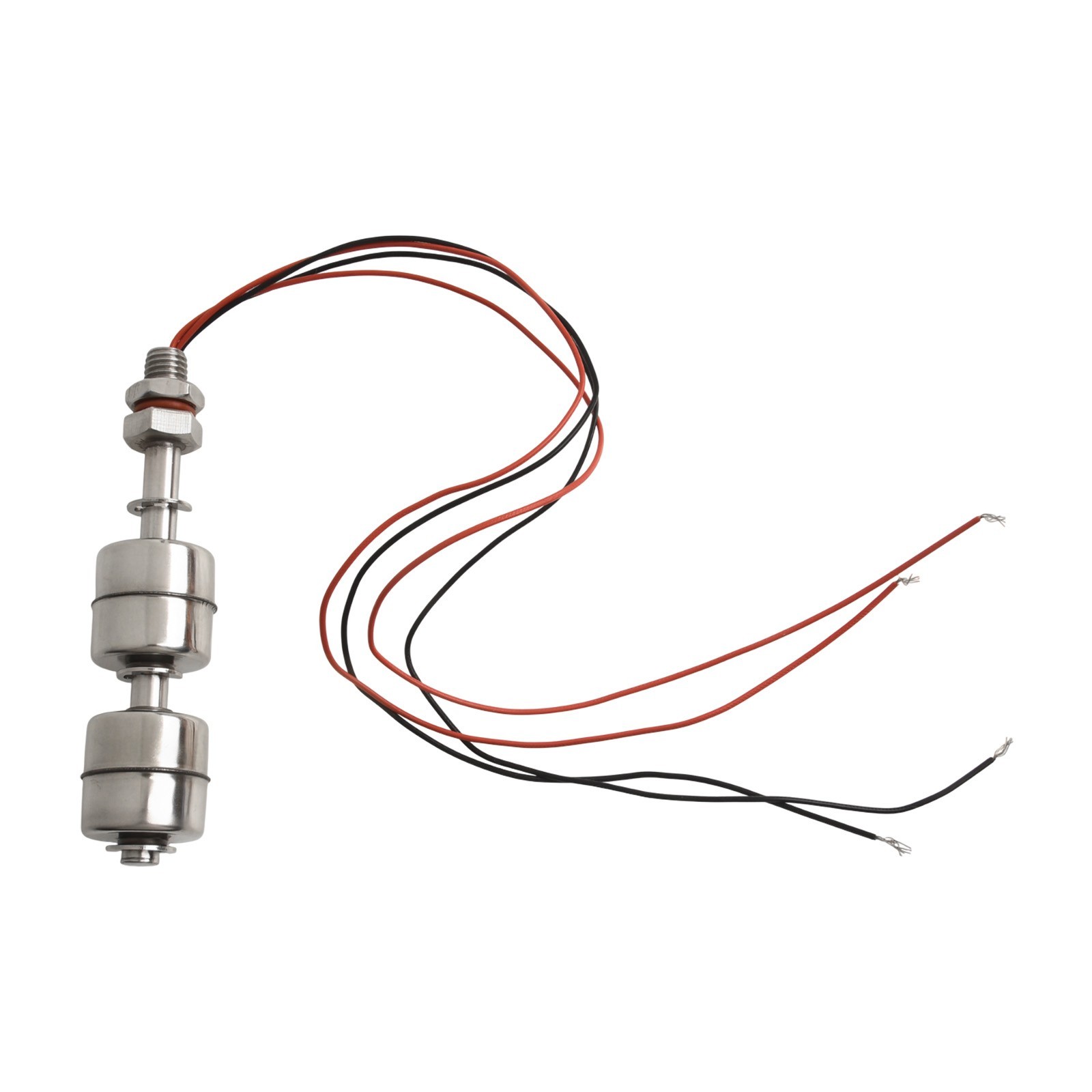 100mm Stainless Steel Double Ball Float Switch Water Level Sensor Controller